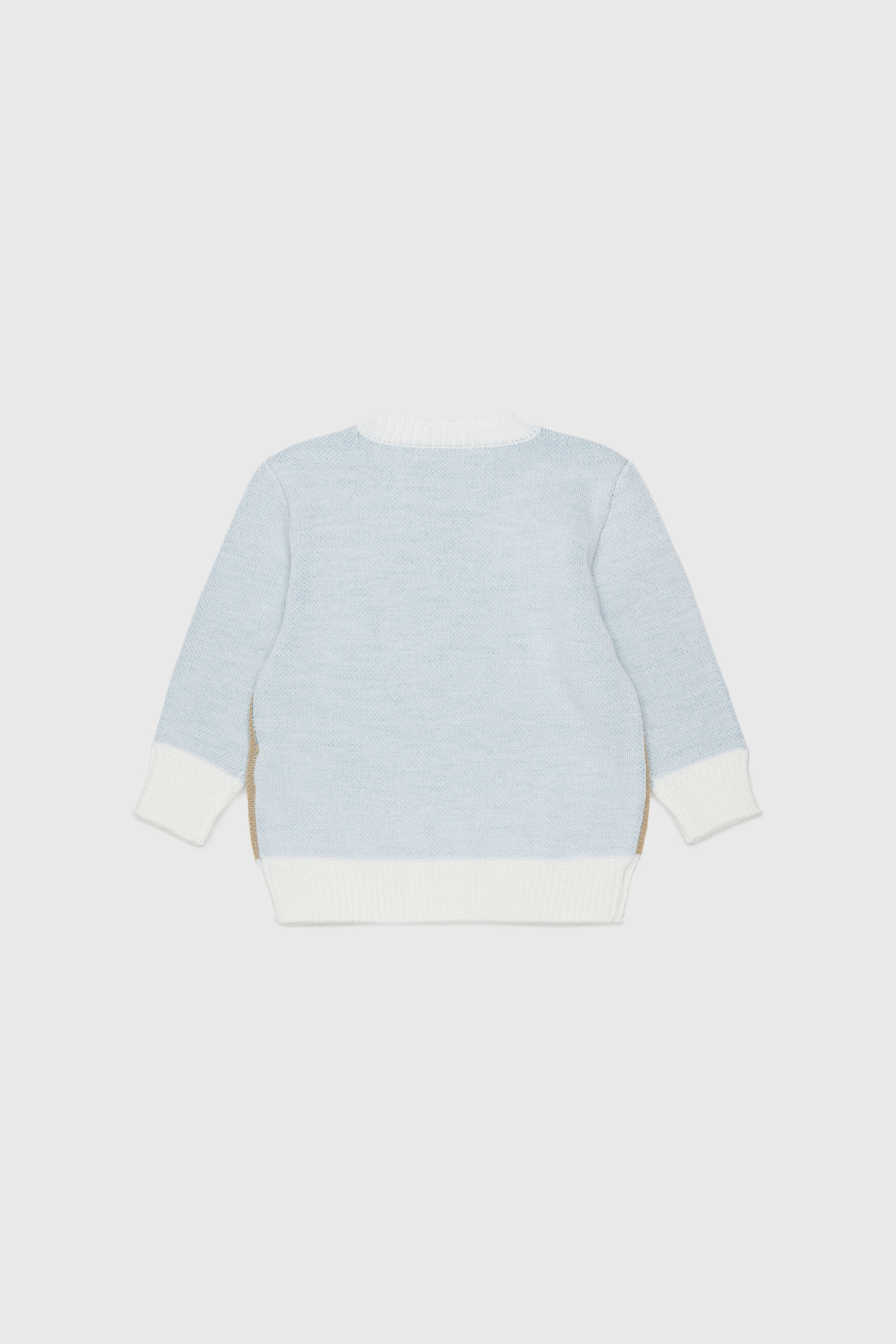 Diesel - KBLOB, Unisex Pullover aus Wollmischung mit Diesel Logo in Wei&szlig; - 2