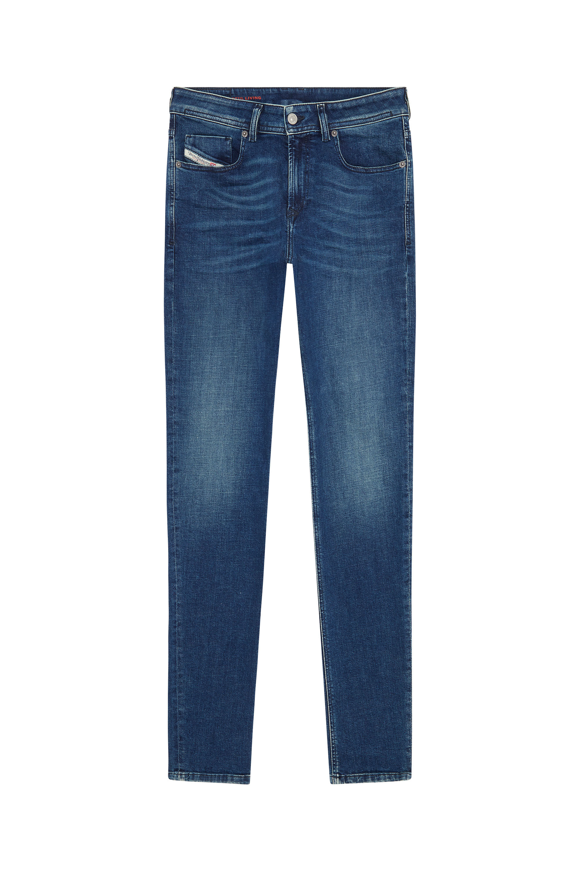 Diesel - 1979 Sleenker 09F38 Skinny Jeans, Mittelblau - Image 2