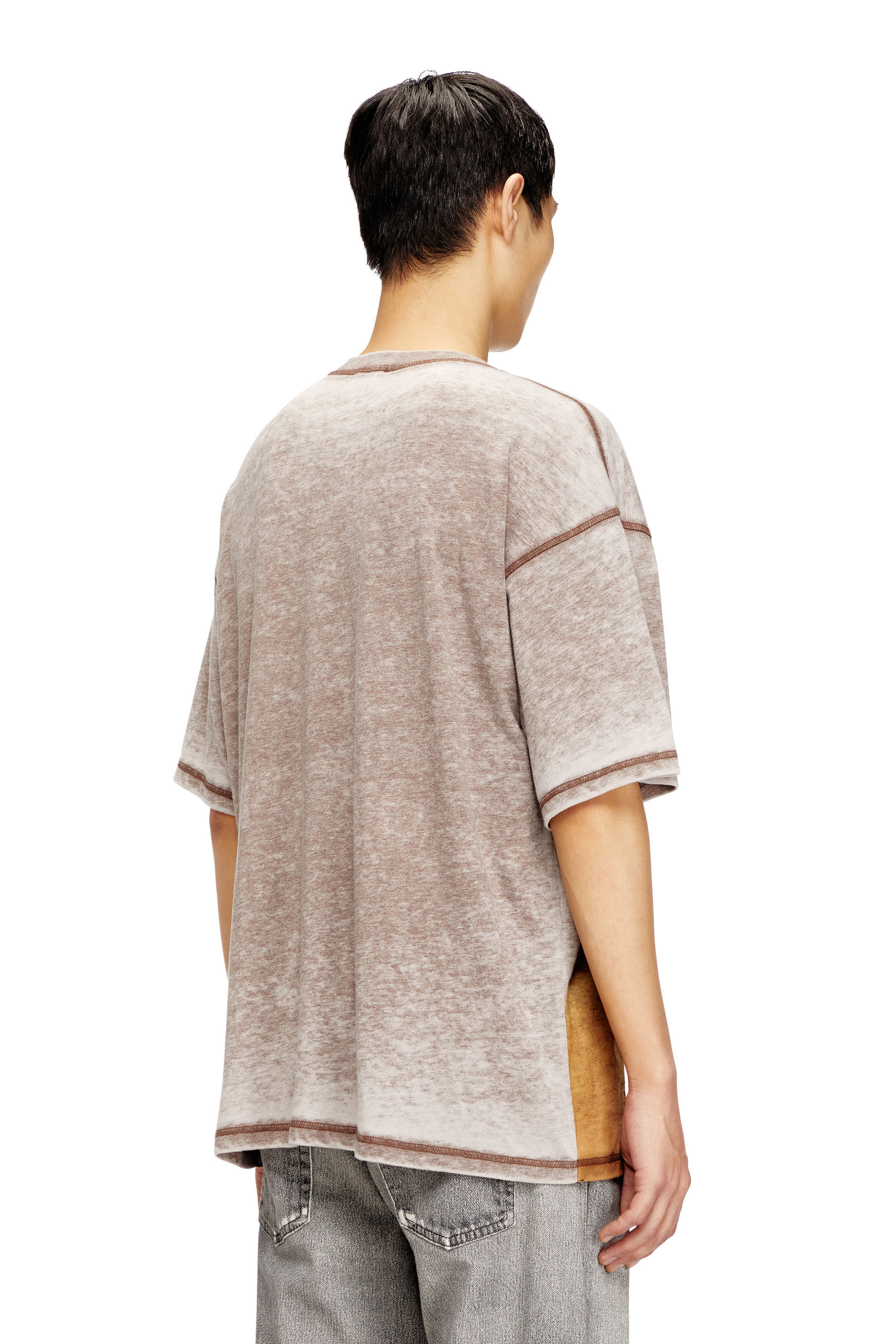 Diesel - T-BOXT-V12, Herren Entspanntes T-Shirt mit Druck und Nieten in null - 4