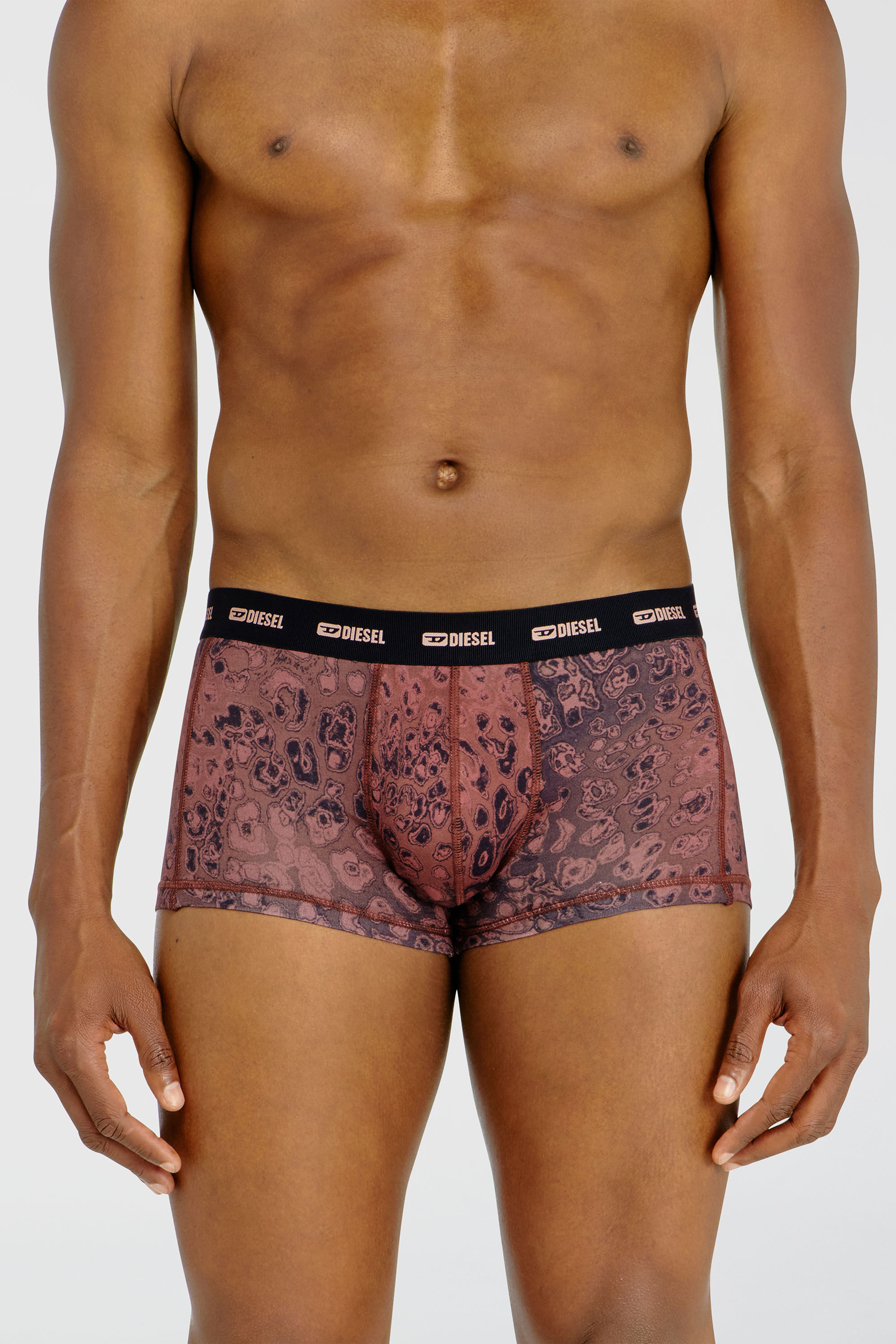 Diesel - DAMIEN-UTLT-3PACK, Herren Boxershorts aus Stretch-Baumwolle im Dreierpack in Violett - 3