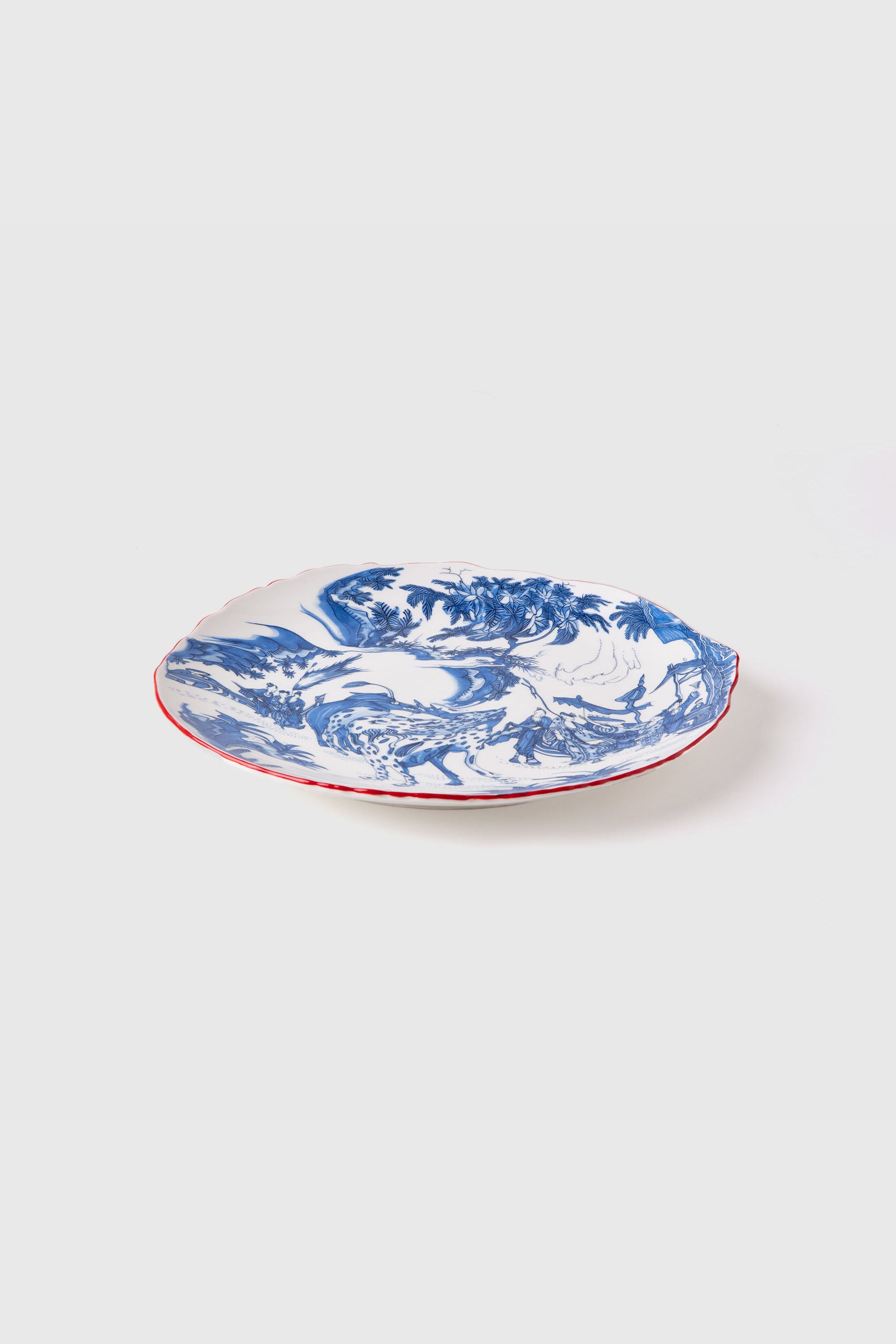 Diesel - 11203 PORCELAIN DINNER PLATE "CLASSIC ON, Unisex Speiseteller aus Porzellan in Weiss/Blau - 3