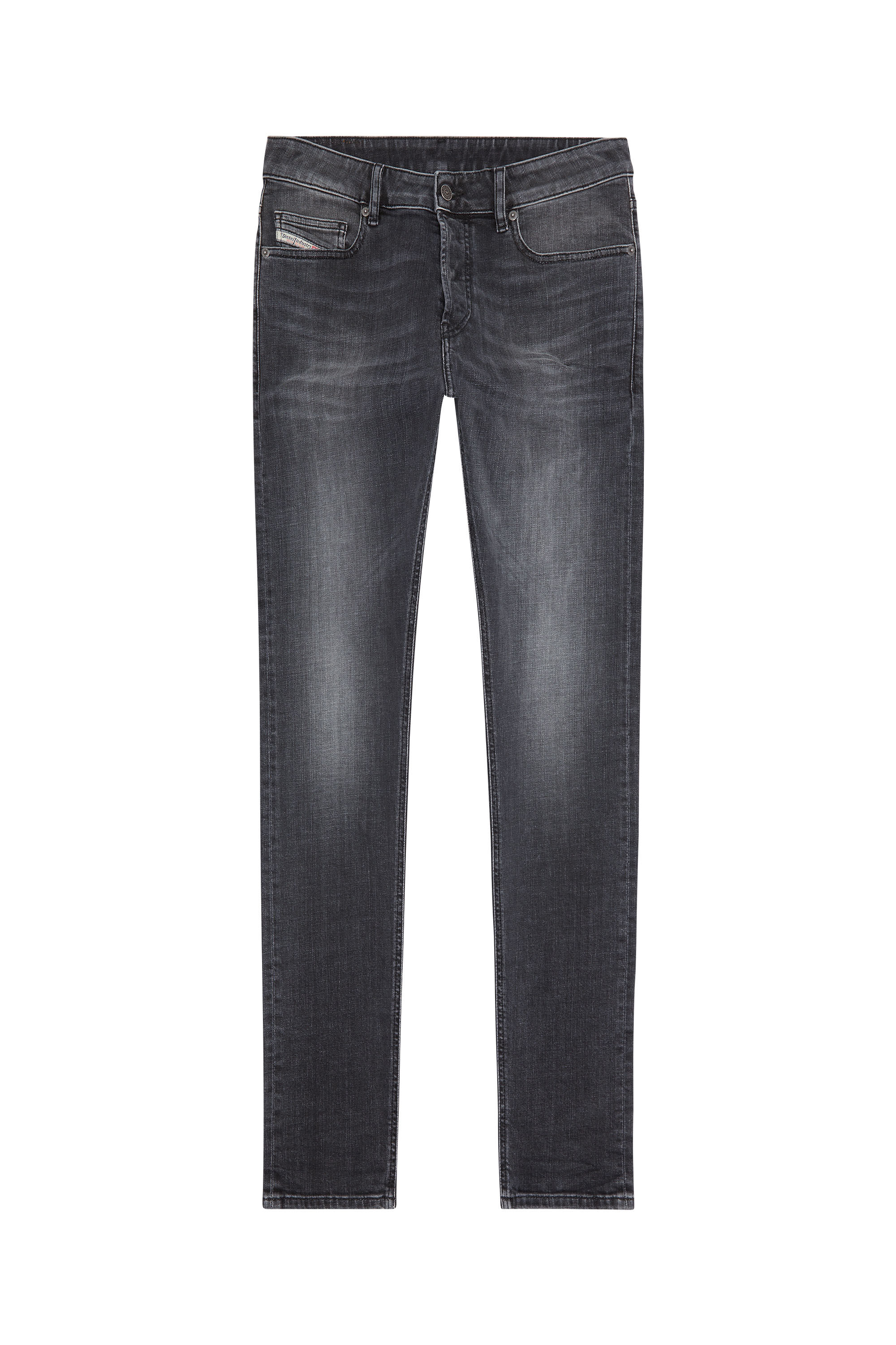 Diesel - Slim Jeans D-Luster 09G82, Schwarz/Dunkelgrau - Image 2