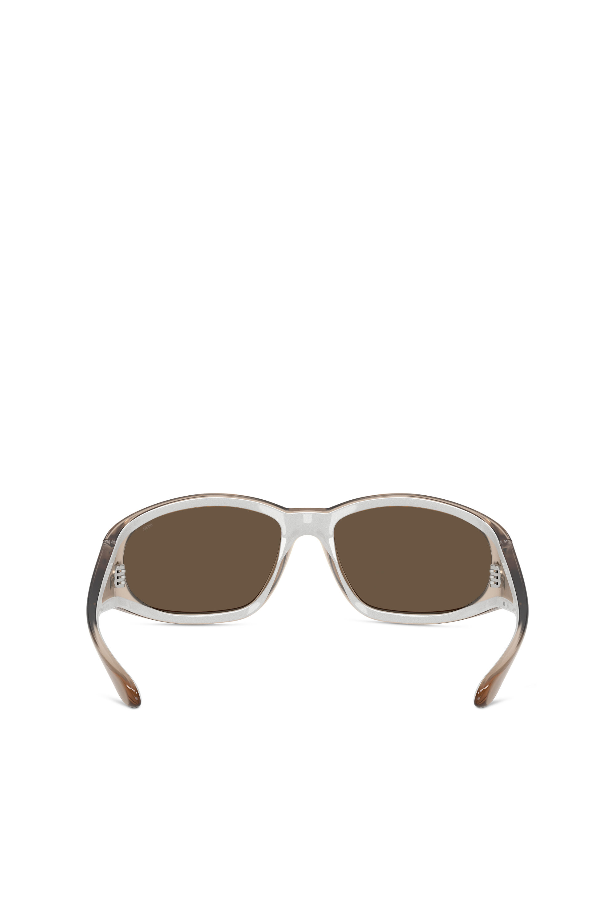 Diesel - 0DL3002, Unisex Sonnenbrille aus acetat mit rechteckigen gläsern in Braun - 3