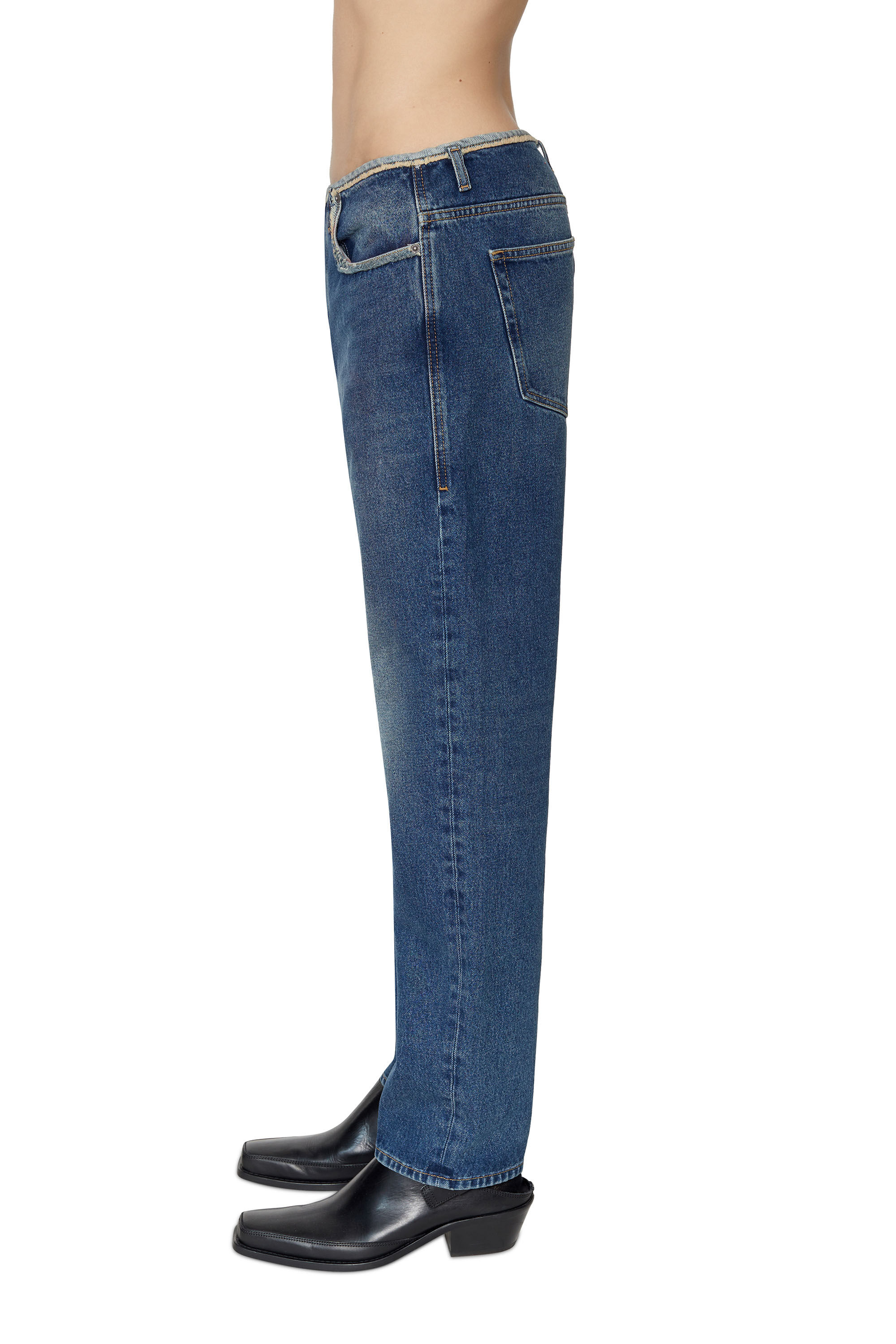 Diesel - D-Pend 007F2 Straight Jeans, Mittelblau - Image 5
