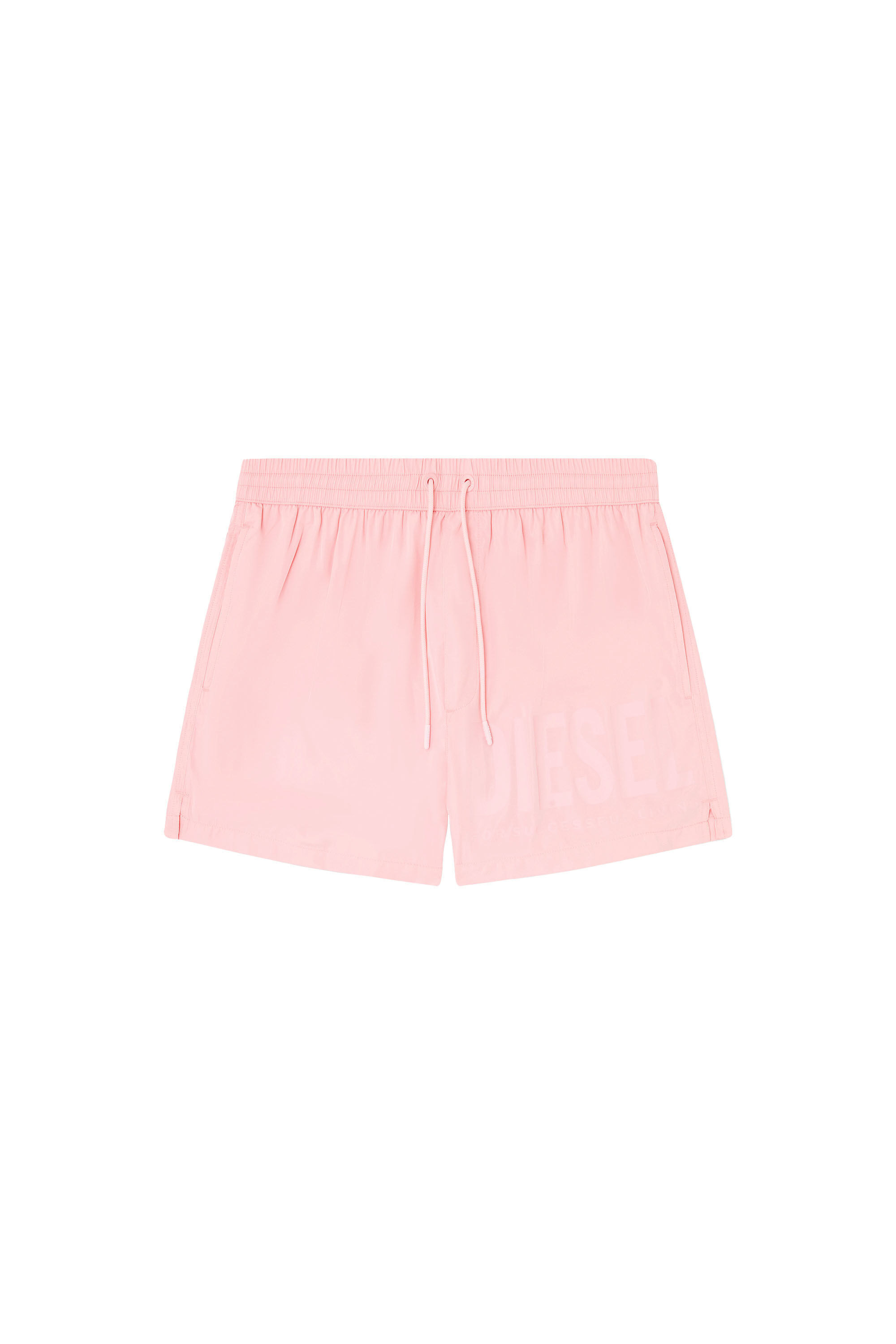 Diesel - MARIO-34-D-CORE, Herren Badeshorts mit Logo-Print in Rosa - 4