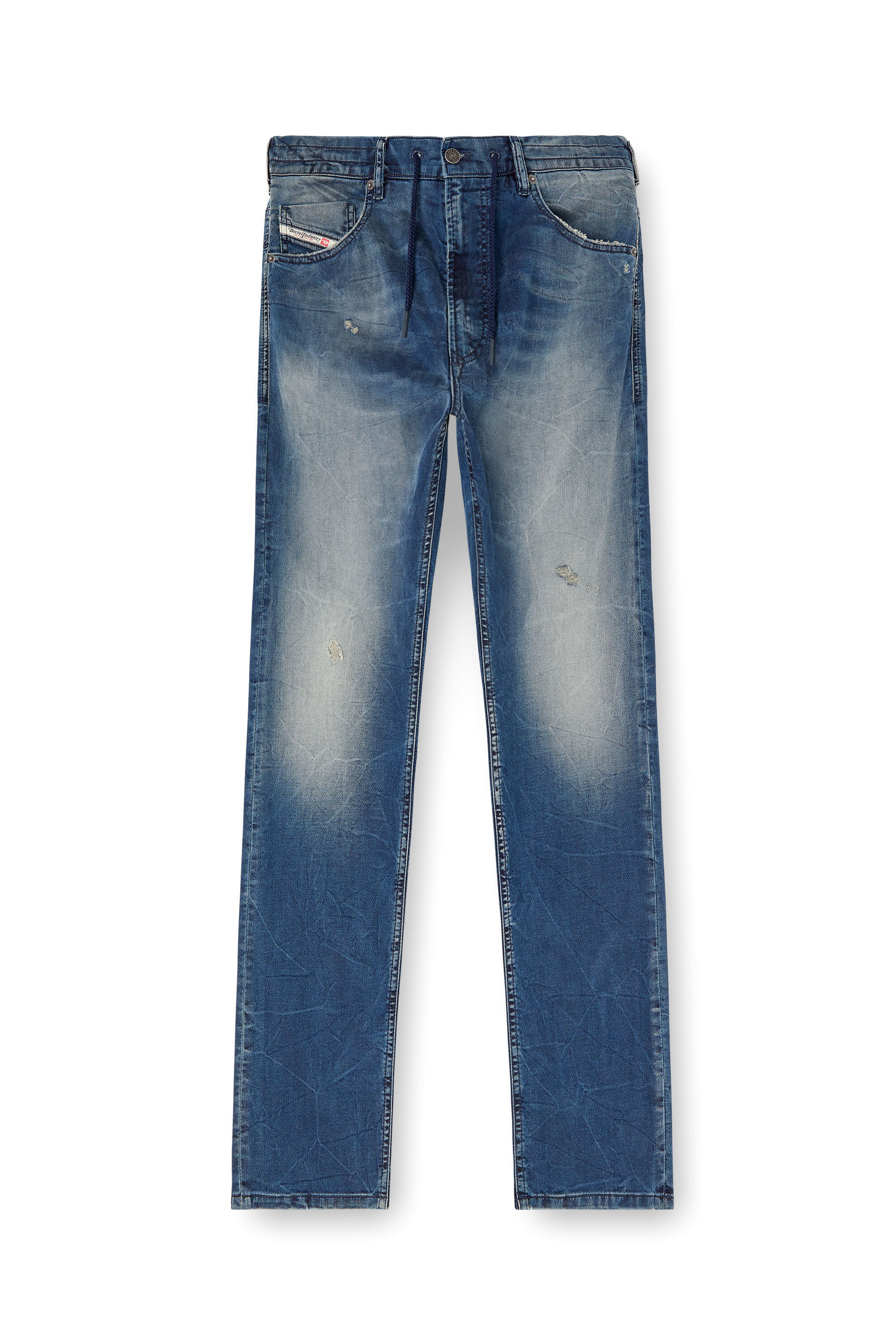 Diesel - Herren Regular 2030 D-Krooley Joggjeans® 068PI, Mittelblau - 2