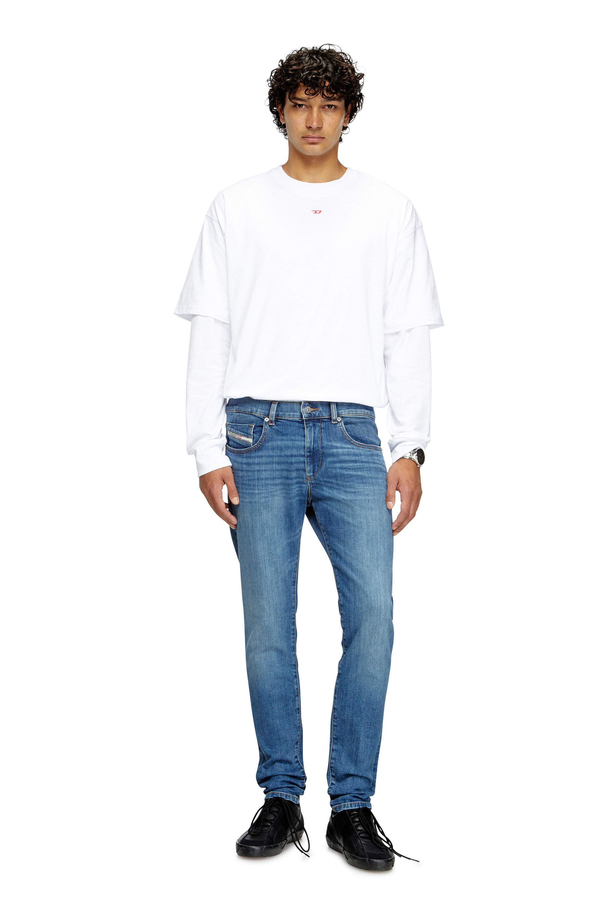 Diesel - Herren Slim Jeans 2019 D-Strukt 0KIAL, Hellblau - 1