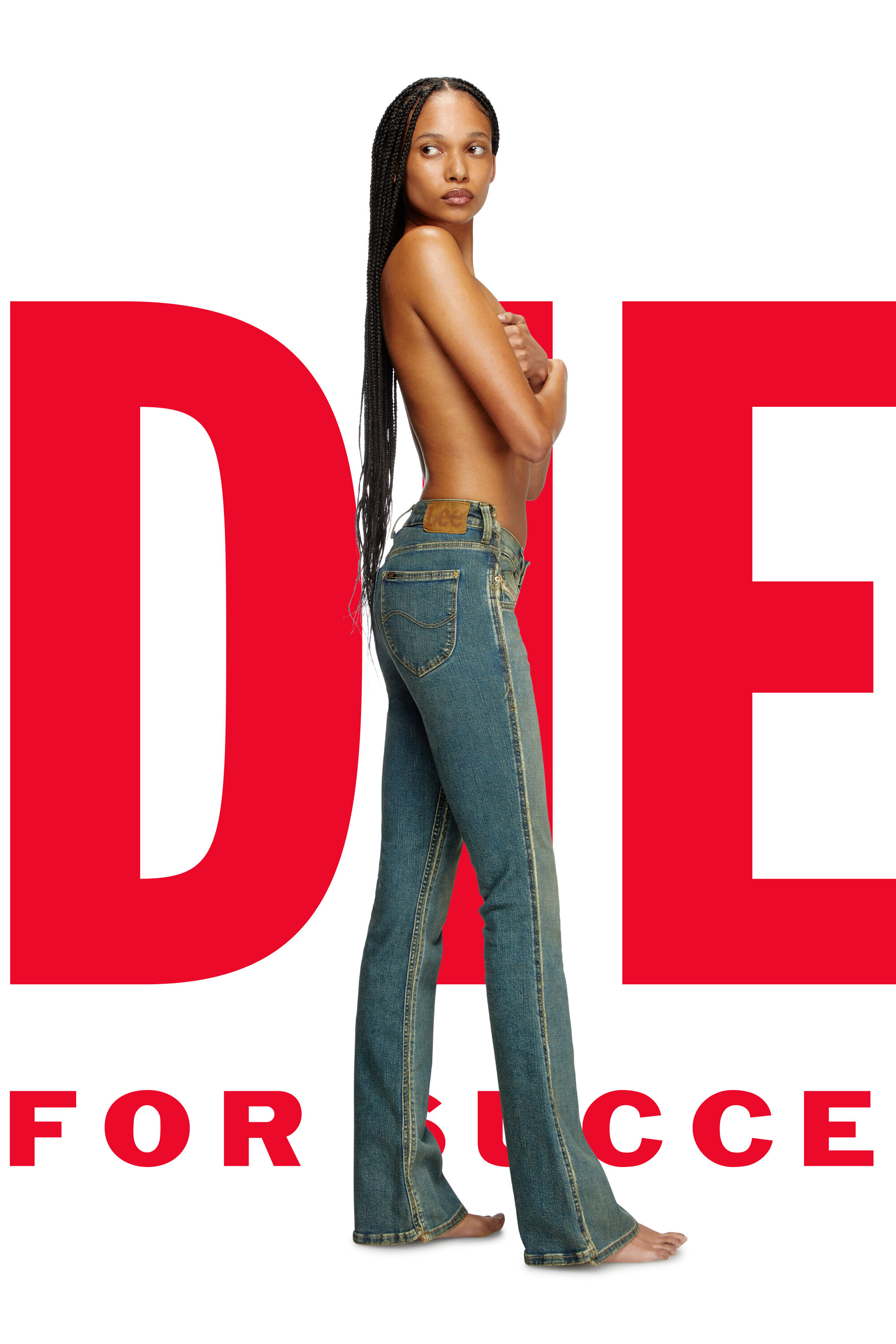 Diesel - Damen Regular Jeans Dieseloves 01 09N01, Dunkelblau - 1