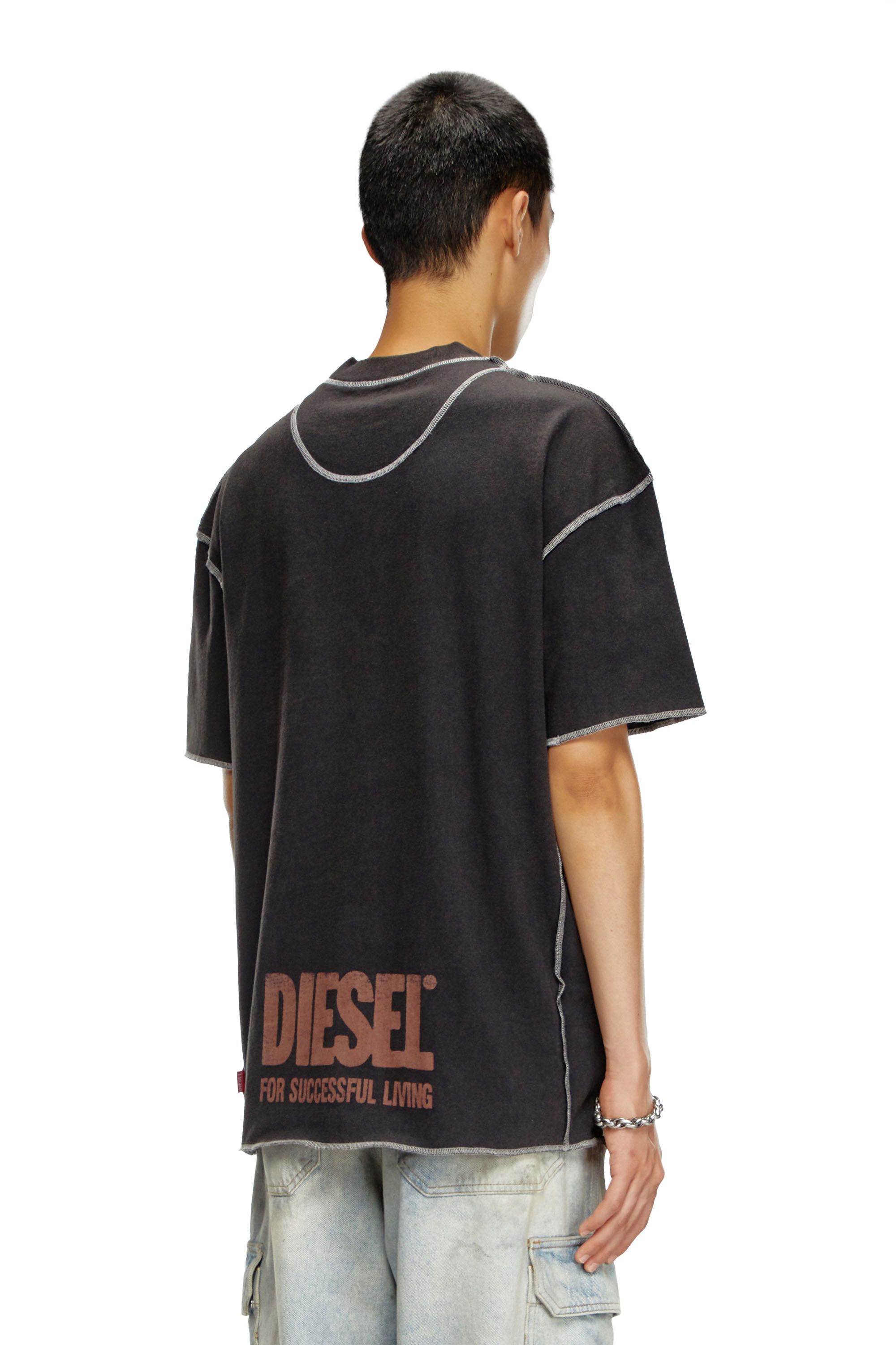 Diesel - T-CRAOR, Schwarz - Image 4