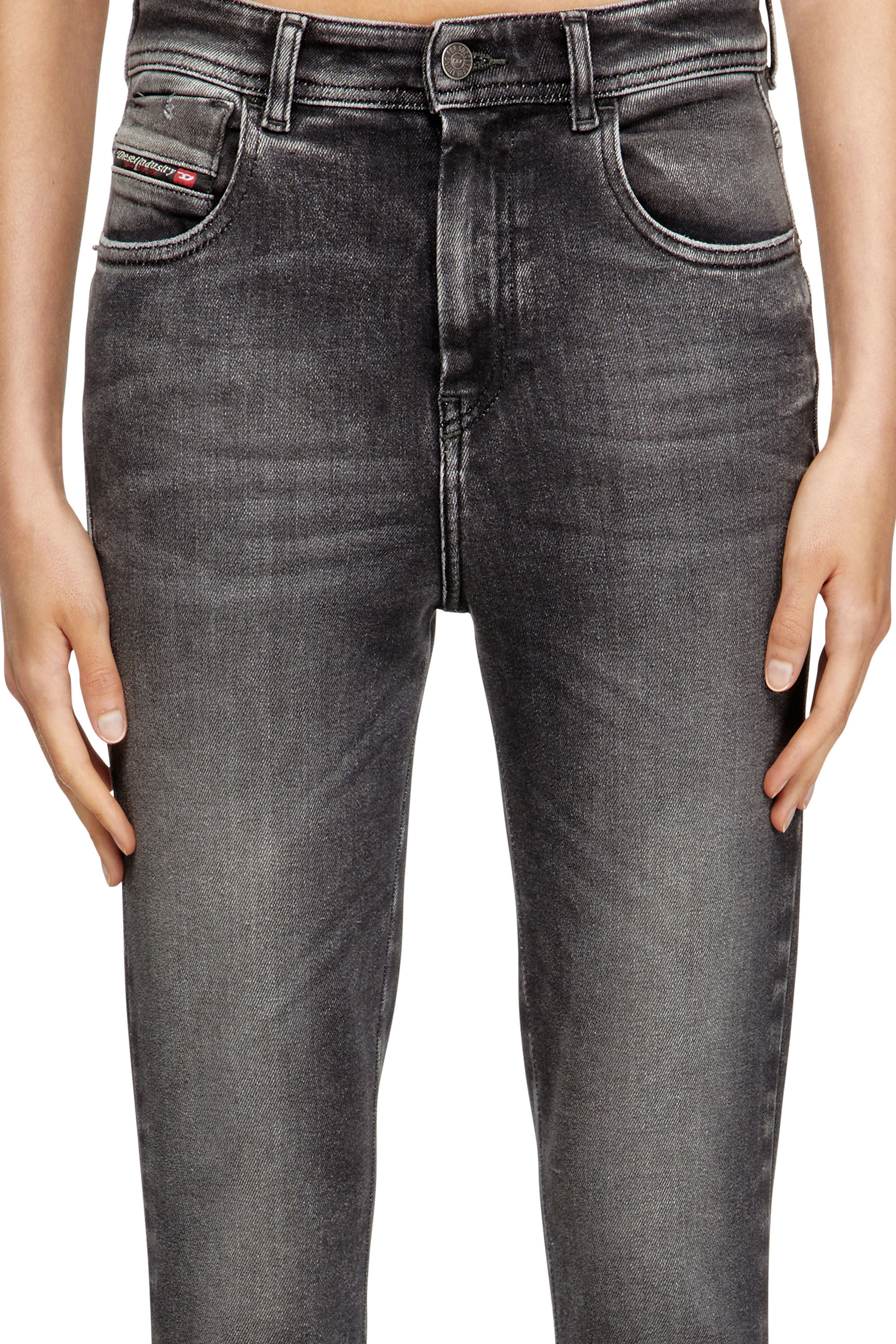 Diesel - Damen Skinny Jeans 1984 Slandy-High 09L93, Schwarz/Dunkelgrau - 5