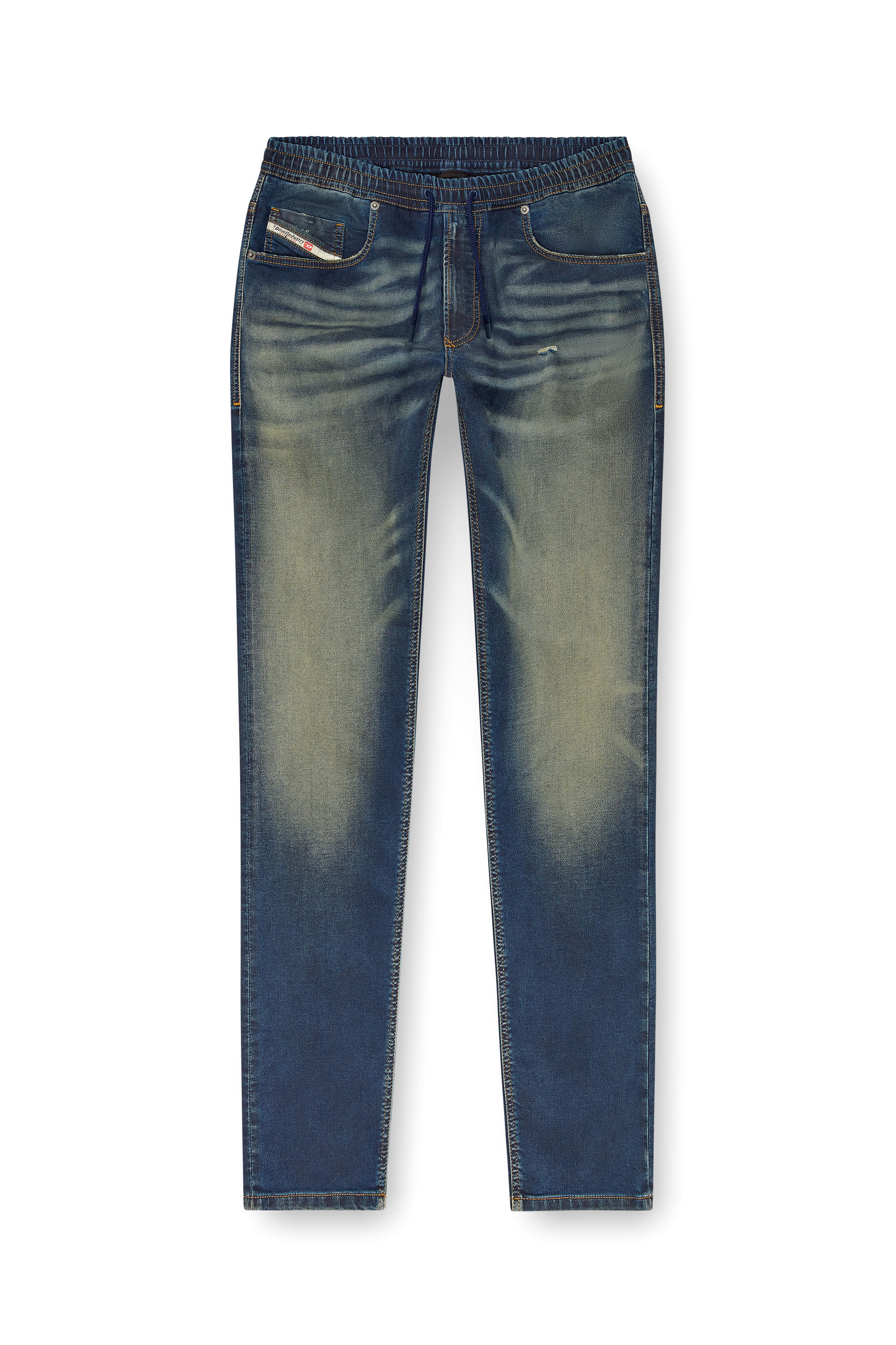 Diesel - Herren Tapered 2030 D-Krooley Joggjeans® 09J34, Dunkelblau - Image 2