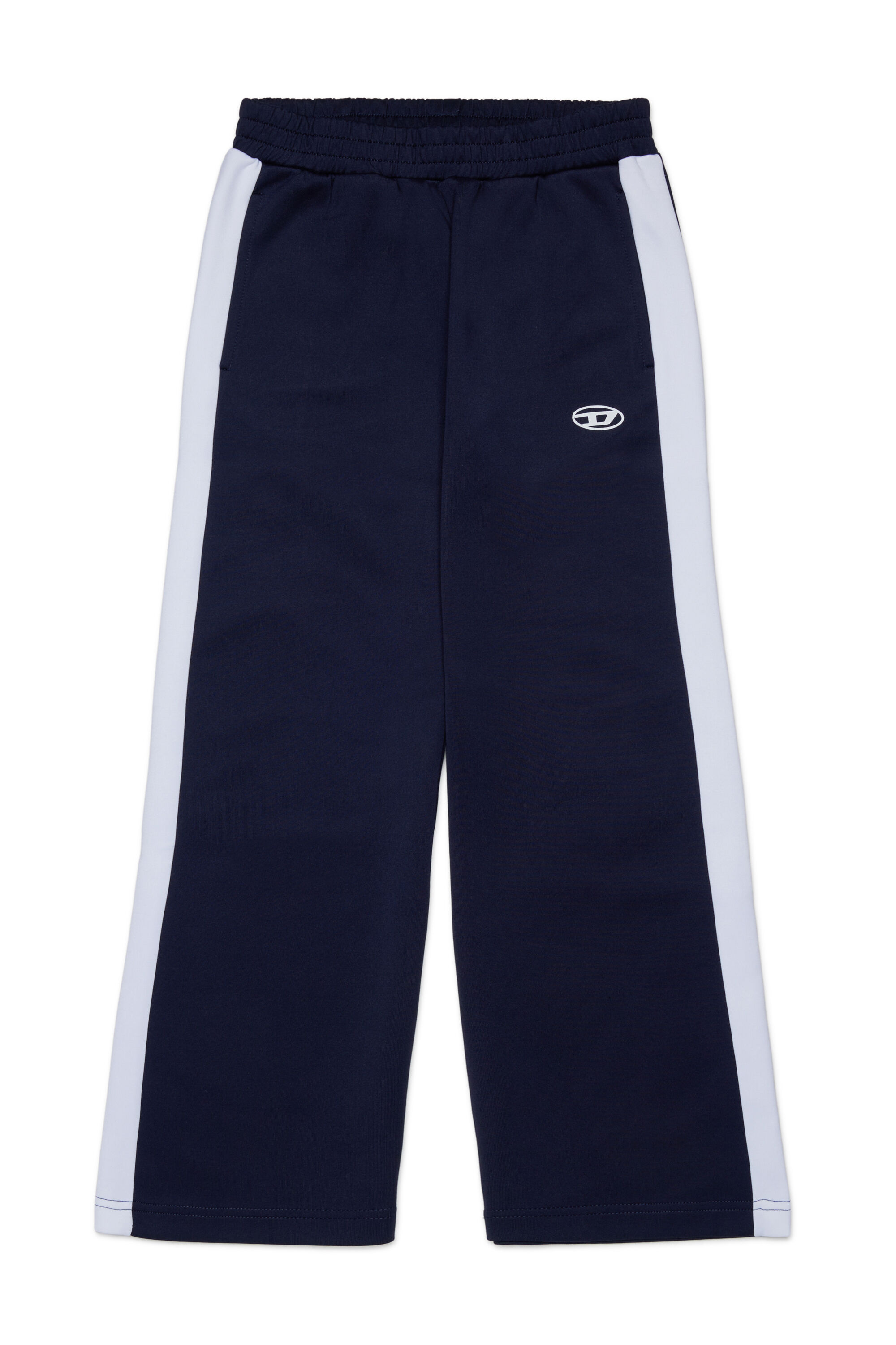 Diesel - PBOS, Herren Sweatpants mit seitlichen Streifen in Dunkelblau - 1