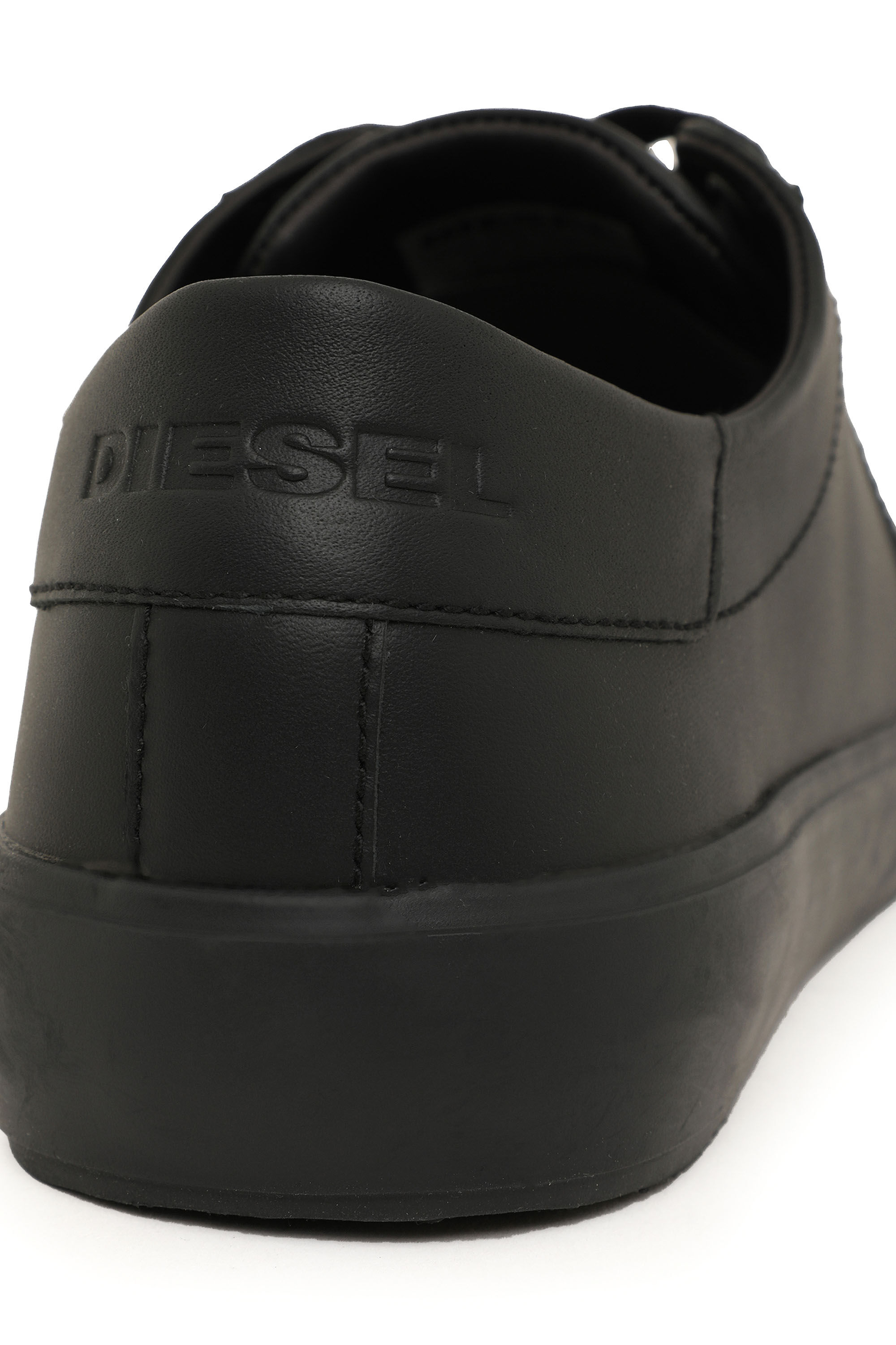Diesel - S-MYDORI LC, Herren Low-Tops aus Leder in Schwarz - 4
