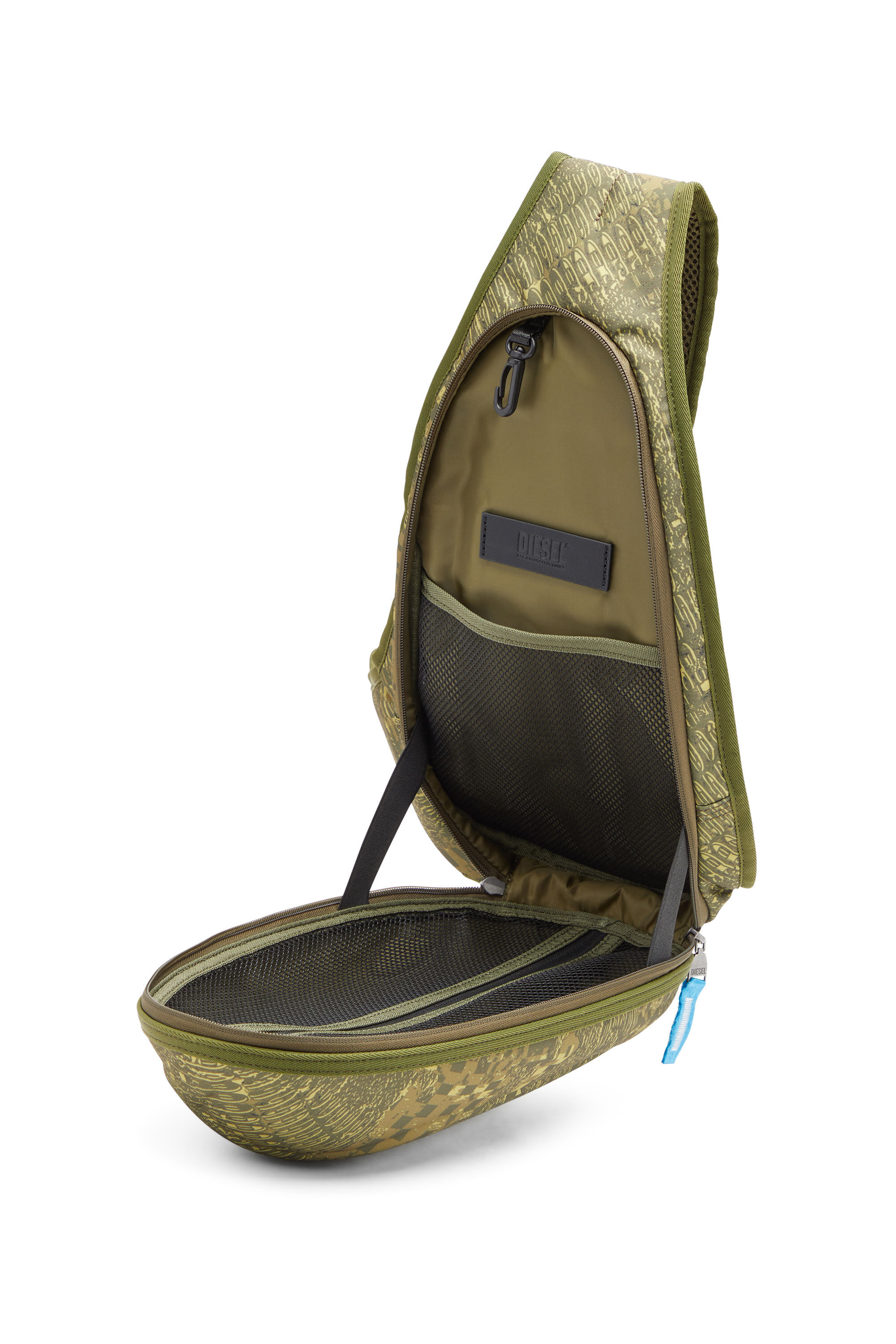 Diesel - 1DR-POD SLING BAG, Armeegrün - Image 5