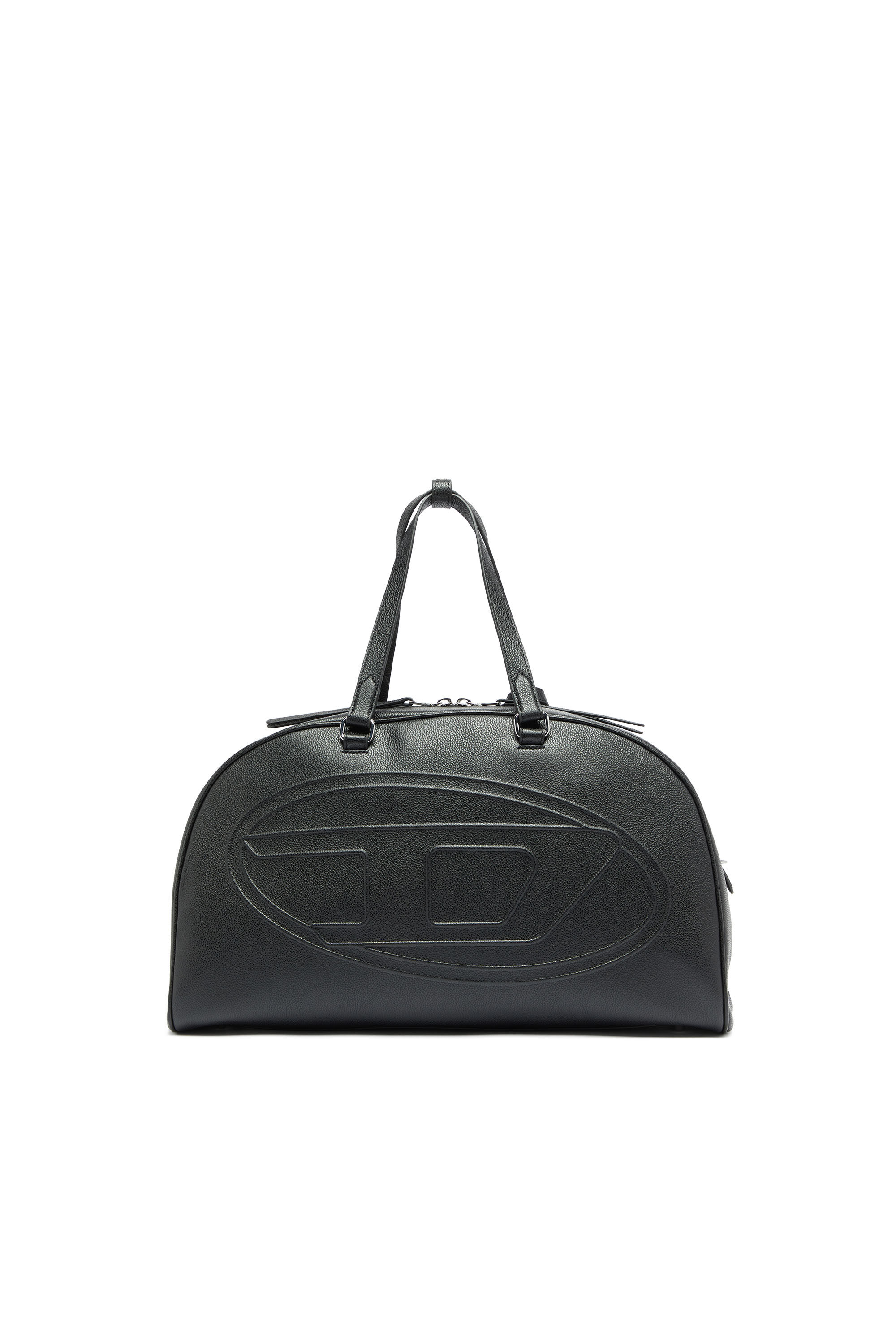 Diesel - 1DR DOME DUFFLE, Unisex 1DR Dome - Ledertasche mit Oval D Logo in Schwarz - 1