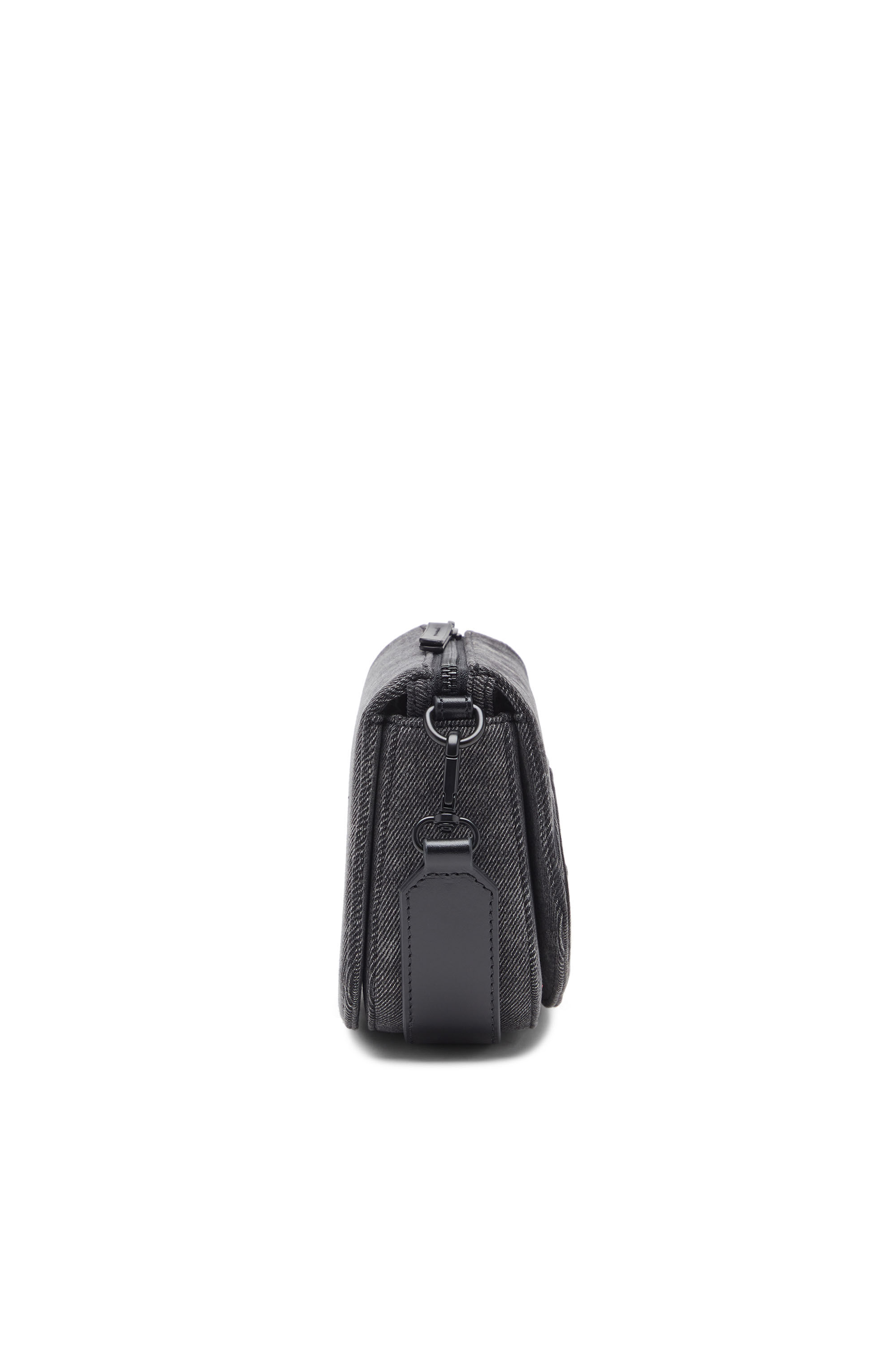 Diesel - 1DR CAMERA BAG, Unisex 1DR-Camera Bag aus Stonewashed-Denim in Schwarz - 4