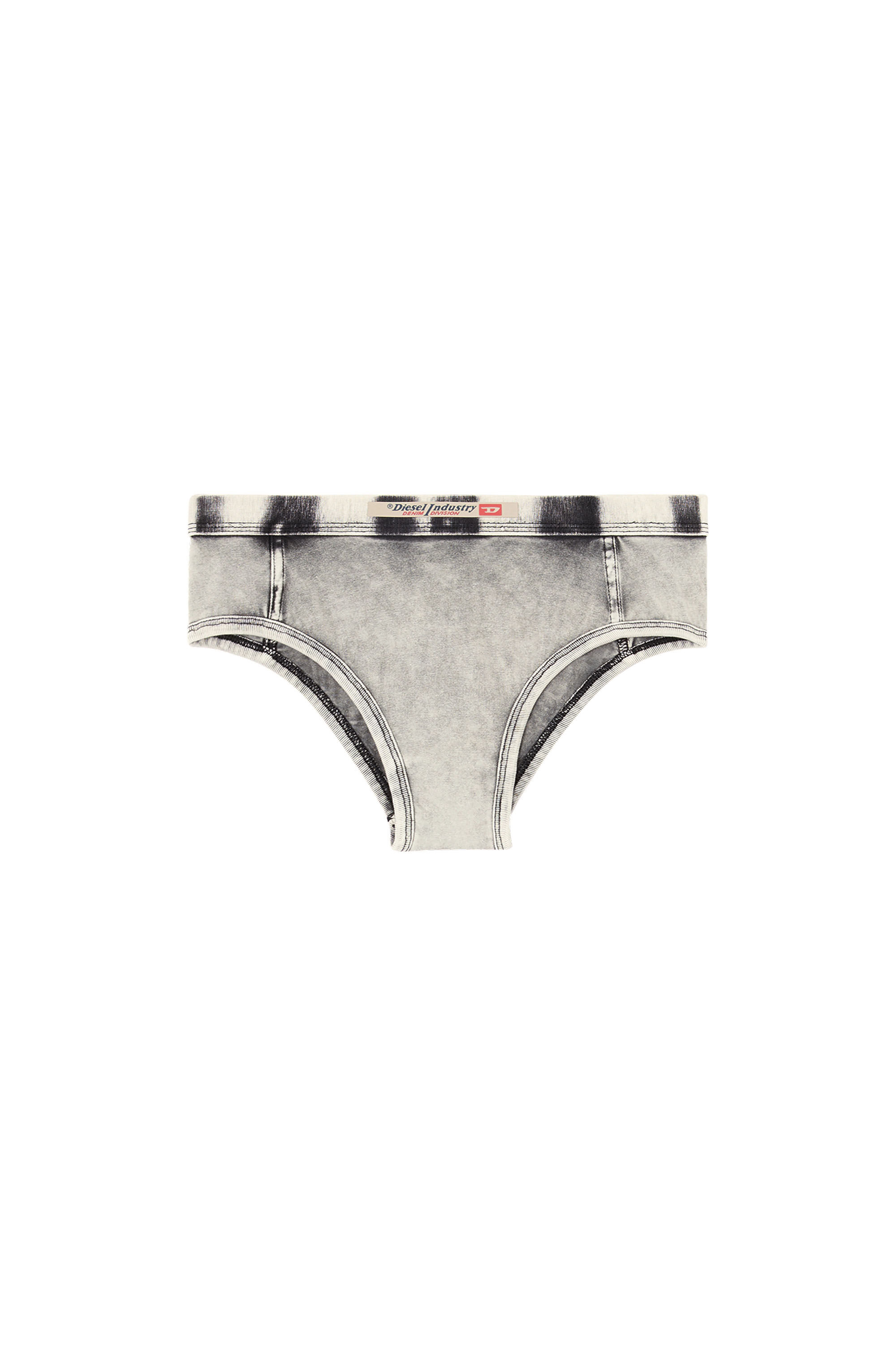 Diesel - HIPSTER-DNM, Damen Hipster Briefs aus Jersey in Denim-Optik in Grau - 2