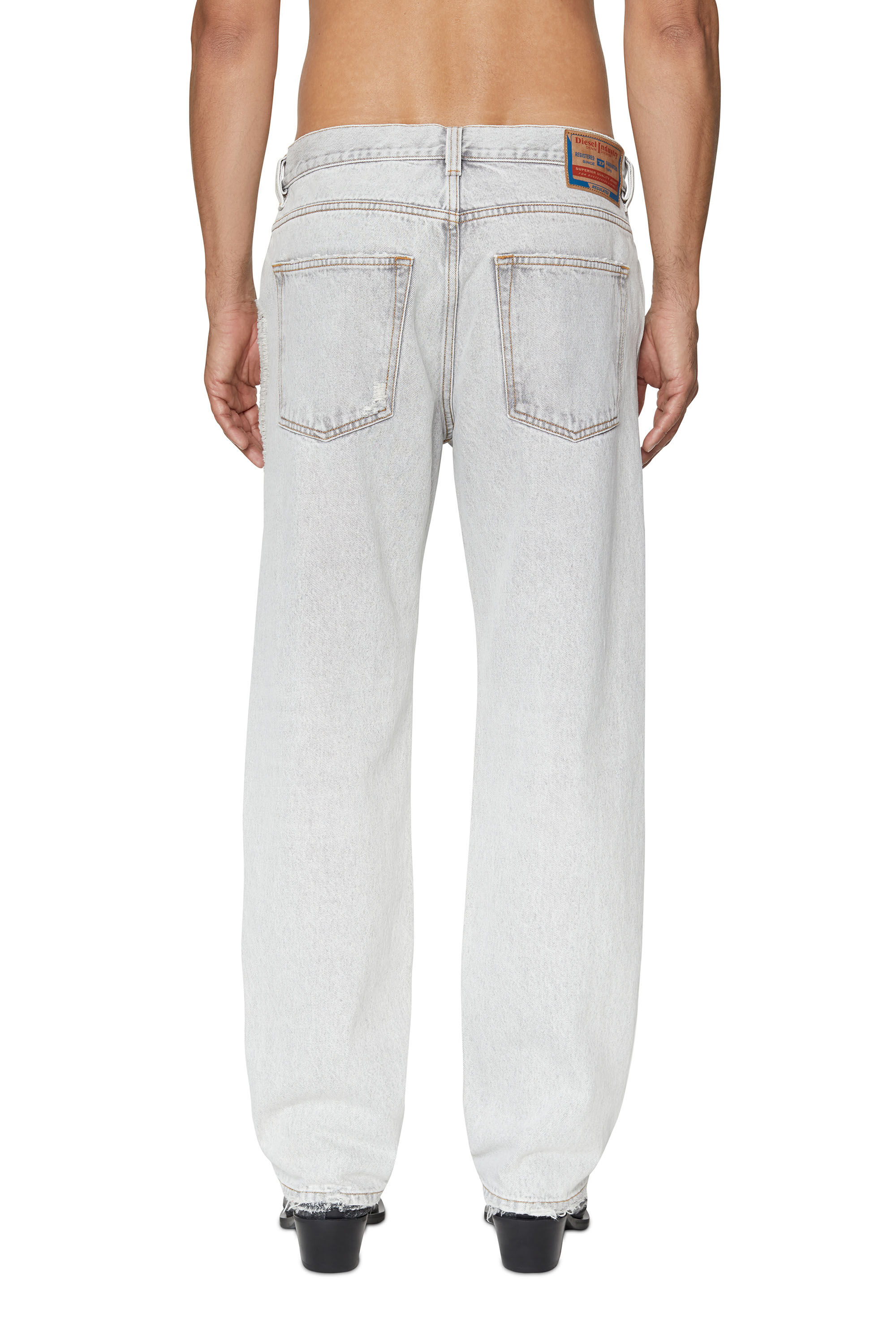 Diesel - 2010 D-Macs 007D9 Straight Jeans, Hellgrau - Image 4