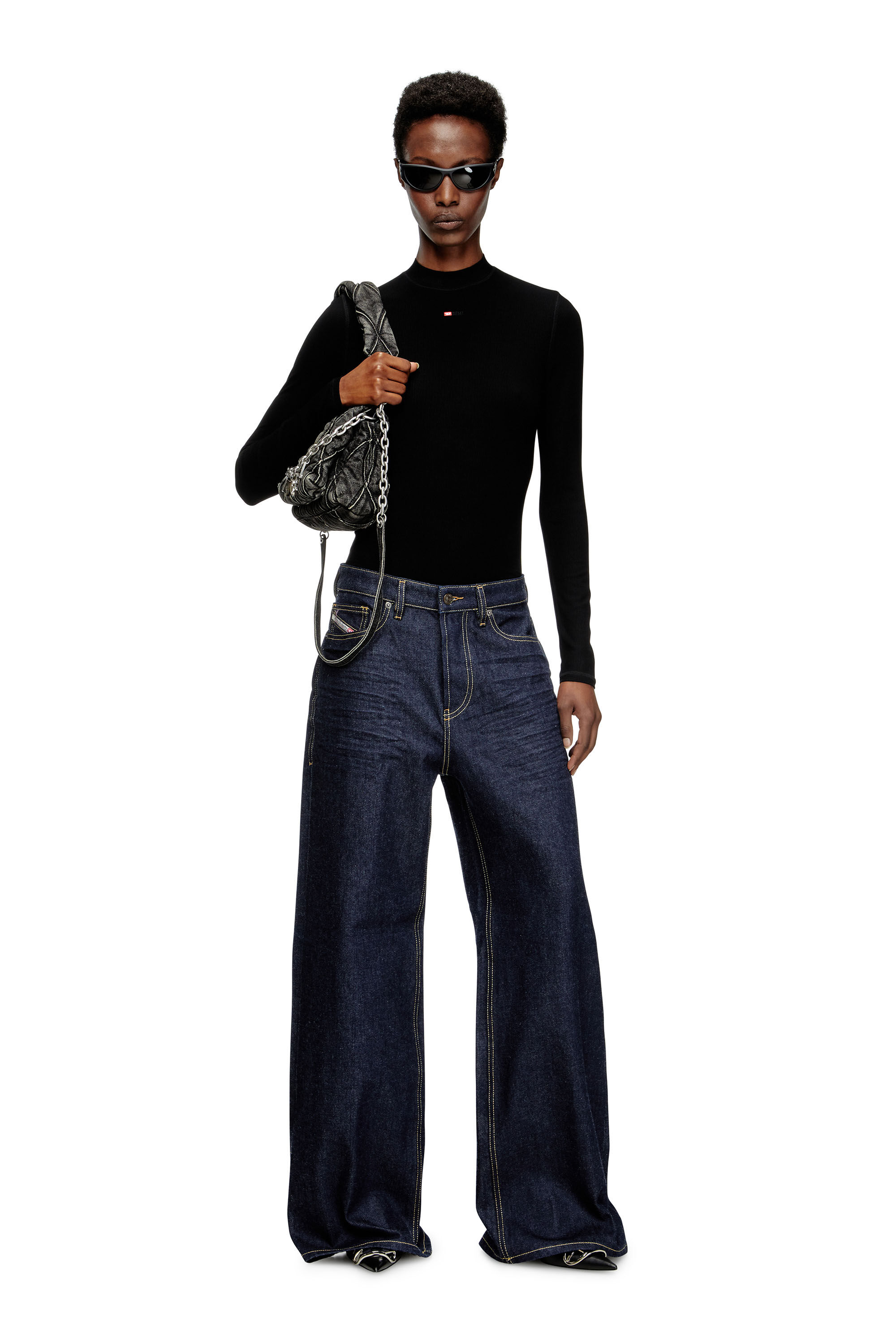 Diesel - Damen Relaxed Jeans 1996 D-Sire 0GRDV, Dunkelblau - 1