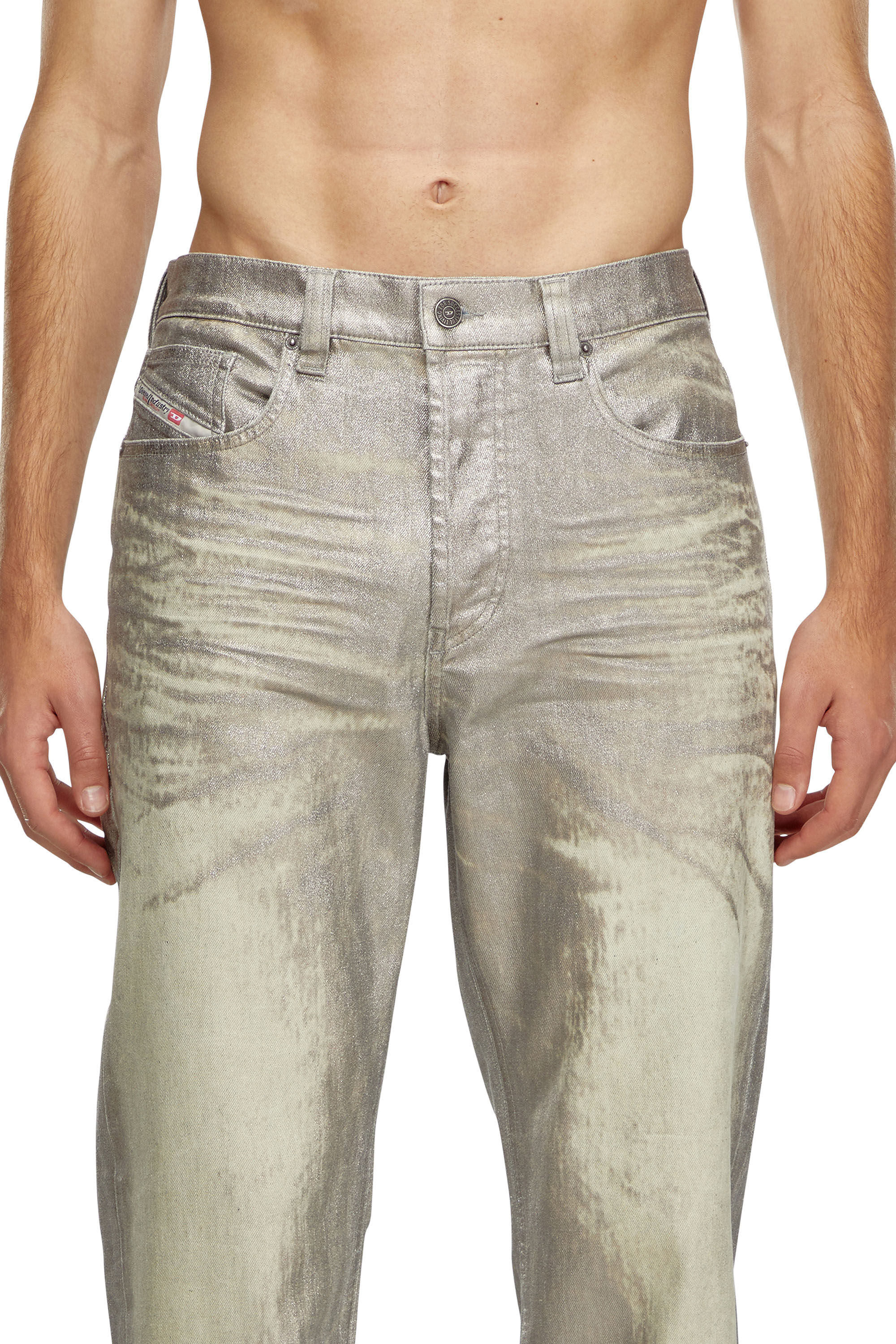 Diesel - Herren Regular Jeans 2024 D-Macs 0CBCZ, Grau - 5