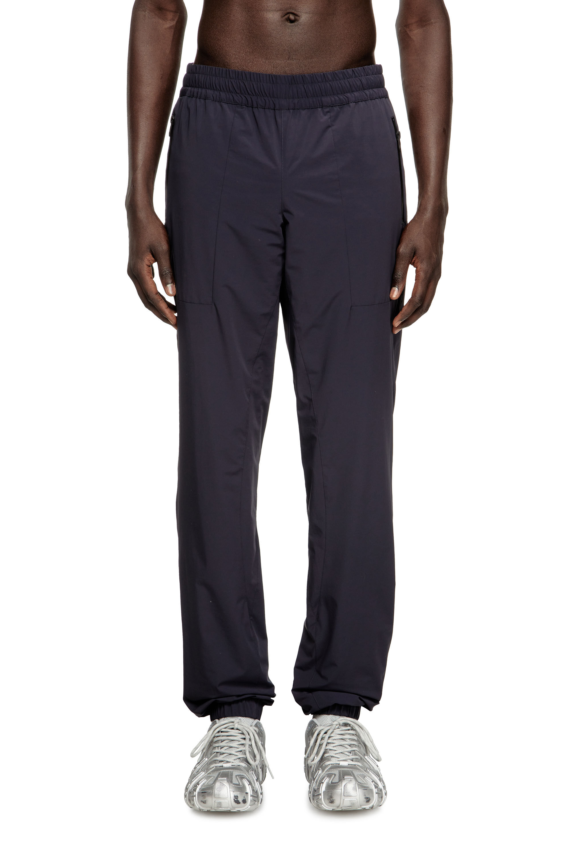 Diesel - P-ARDO-LONG, Herren Hose aus Bi-Stretch-Nylon in Dunkelblau - 3