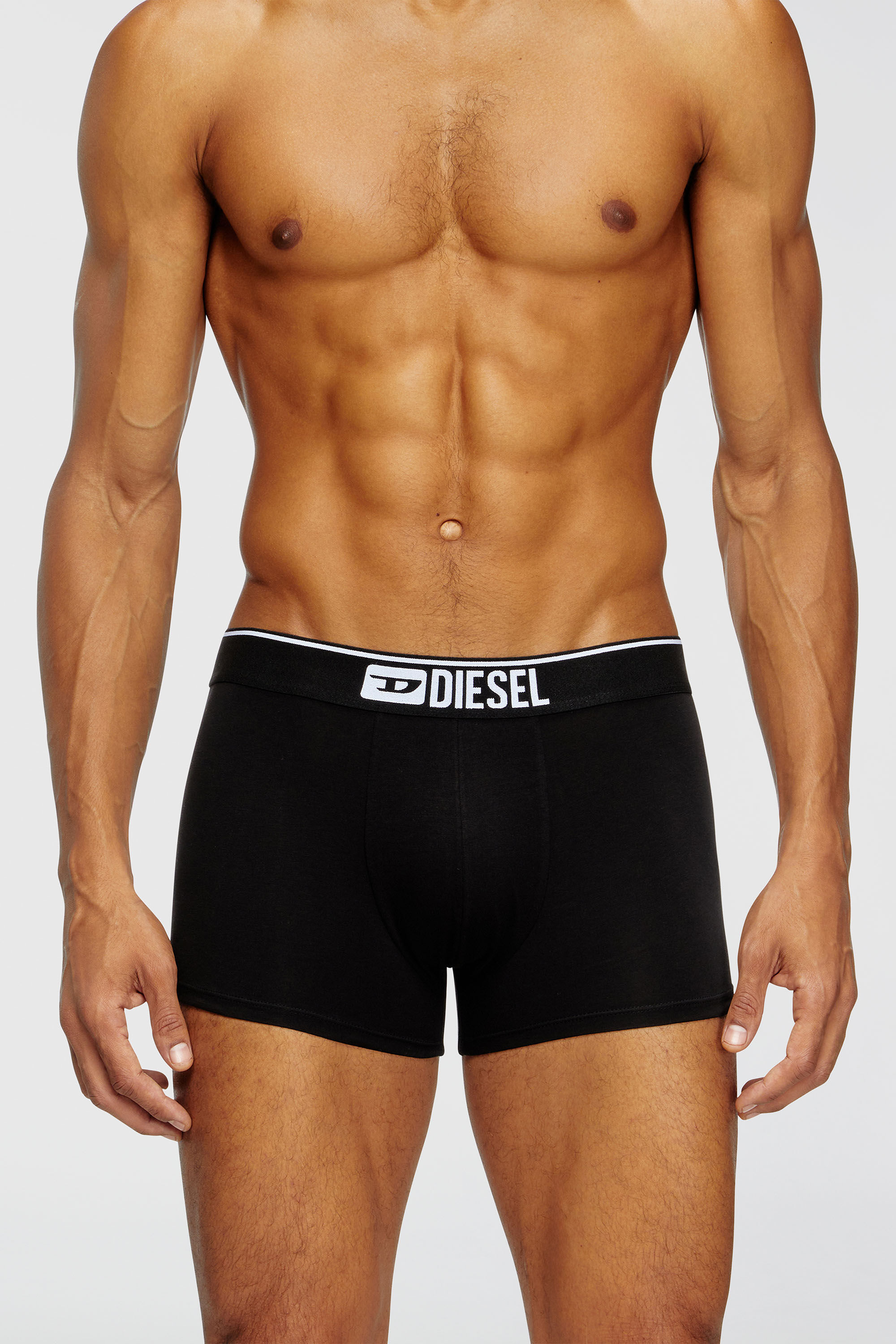 Diesel - UMBX-DAMIENTHREEPACK, Herren Einfarbige Retropants im Dreierpack in Schwarz - 3