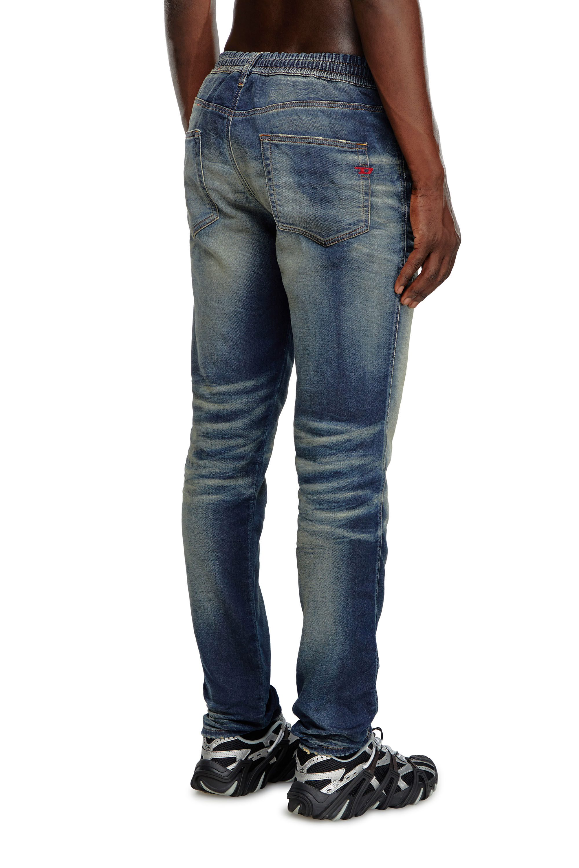 Diesel - Herren Slim 2060 D-Strukt Joggjeans® 068MH, Dunkelblau - Image 4