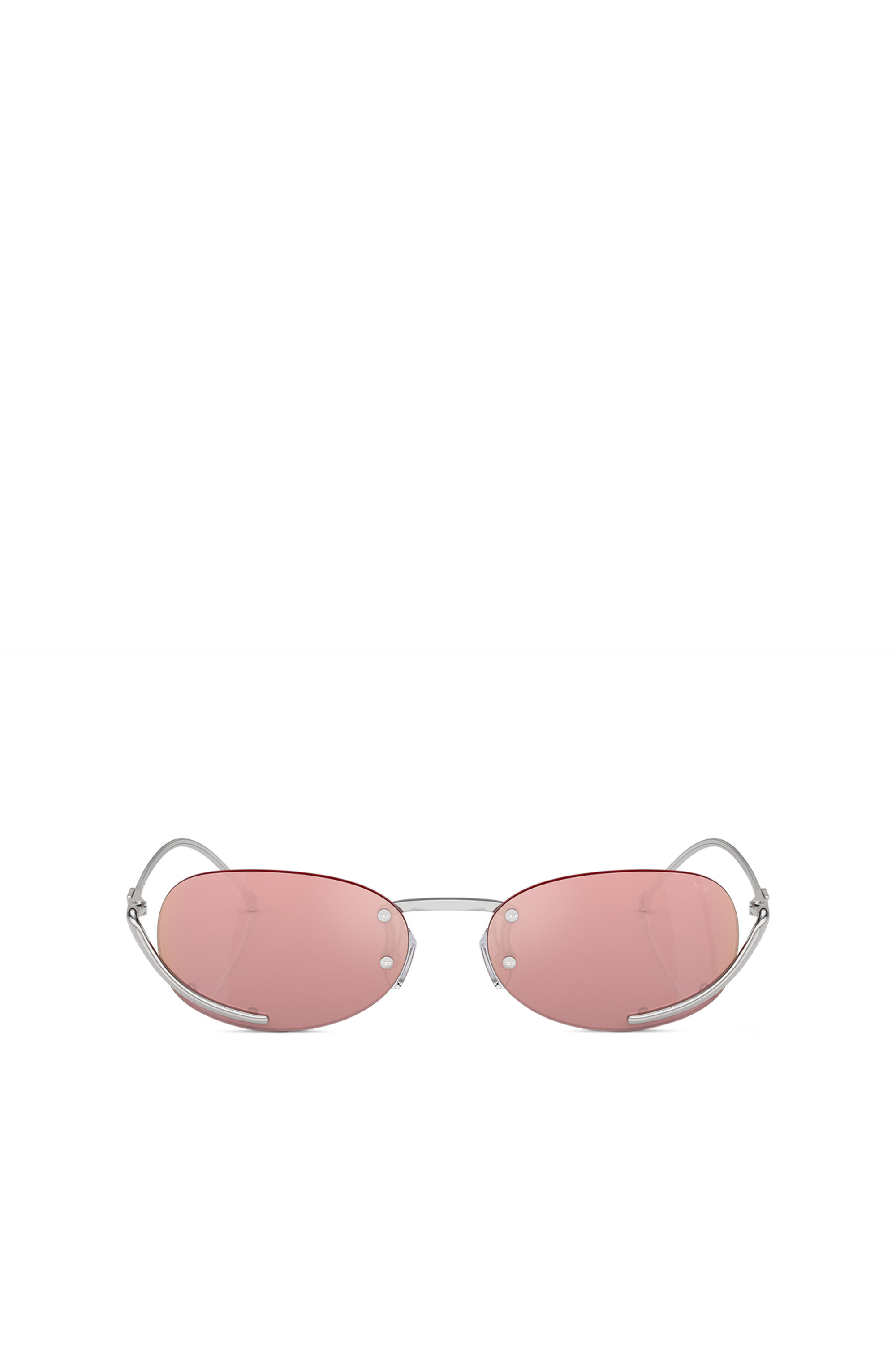 Diesel - 0DL1004, Unisex Ovaler Modell Brille in Rosa - 1