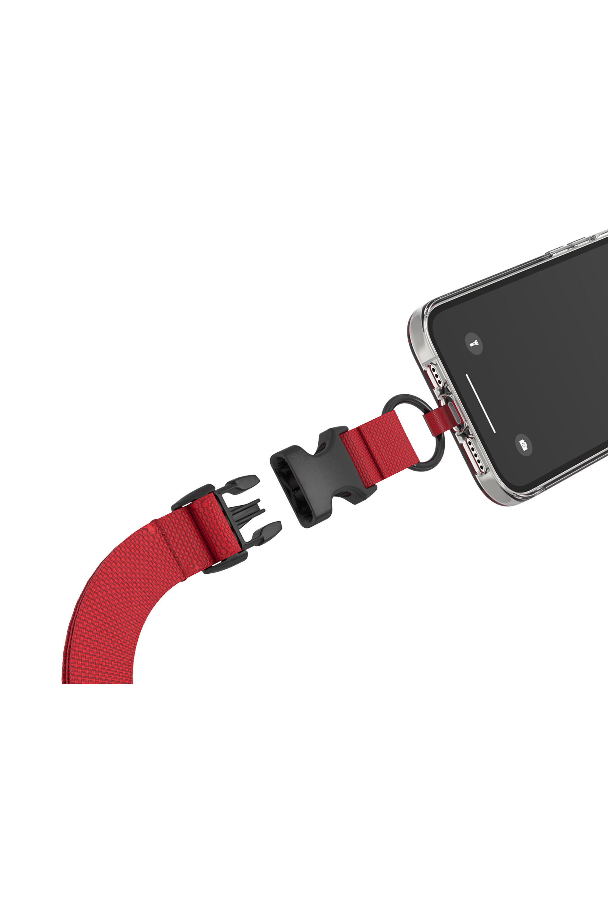 Diesel - 52945 UNIVERSAL NECKLACE, Unisex Schnur Universal für Smartphone in Rot - 3