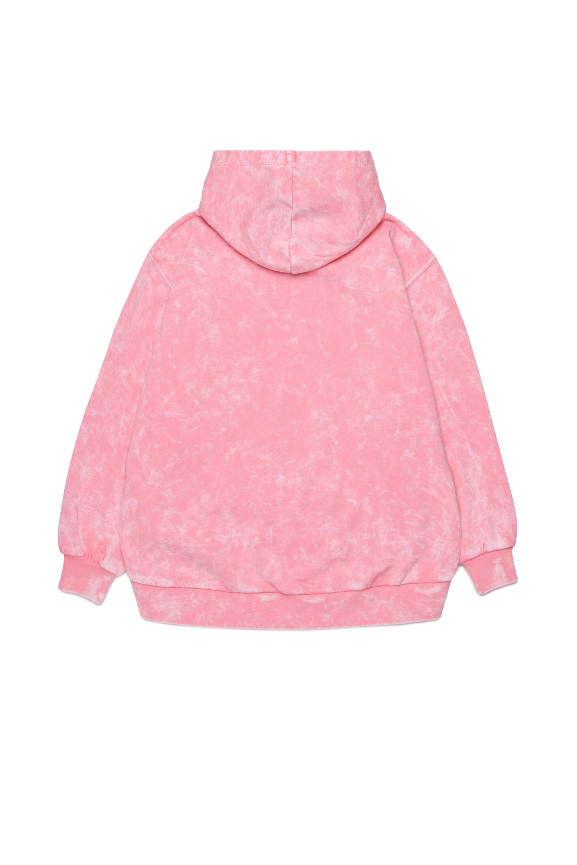 Diesel - SALIA, Damen Hoodie aus Baumwolle mit Washed-Effekt in Rosa - 2
