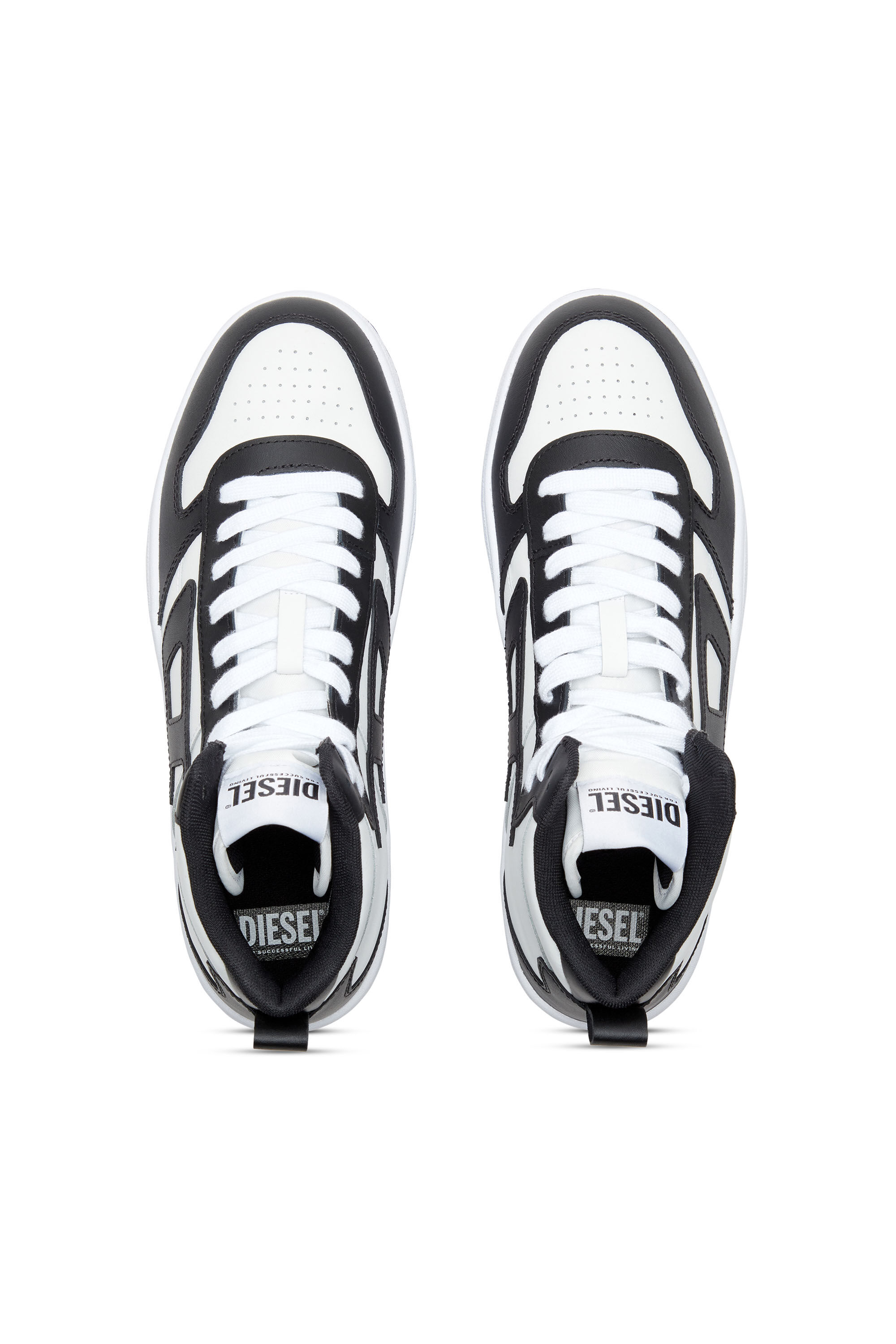 Diesel - S-UKIYO V2 MID, Herren S-Ukiyo-High Top-Sneakers aus Leder in Bunt - Image 4