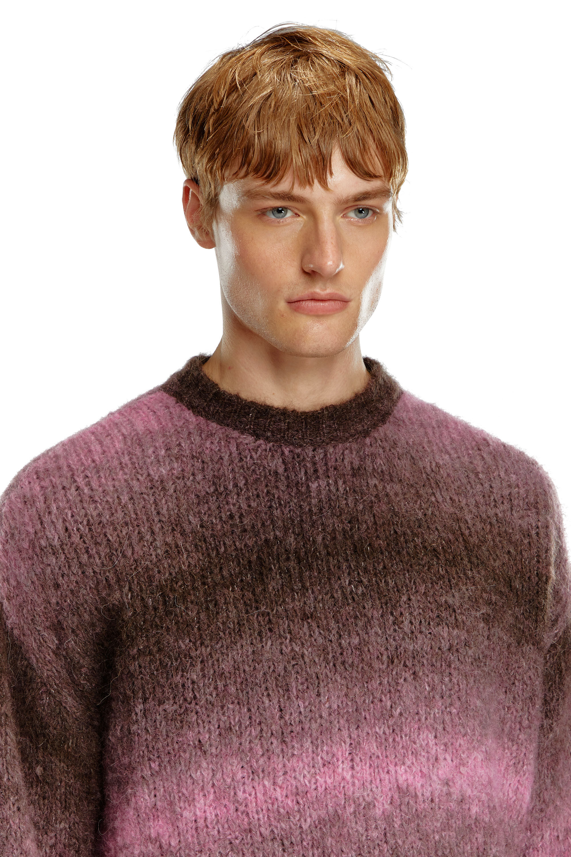 Herren Dégradé-Pullover aus einer Alpakamischung | Violett | Diesel
