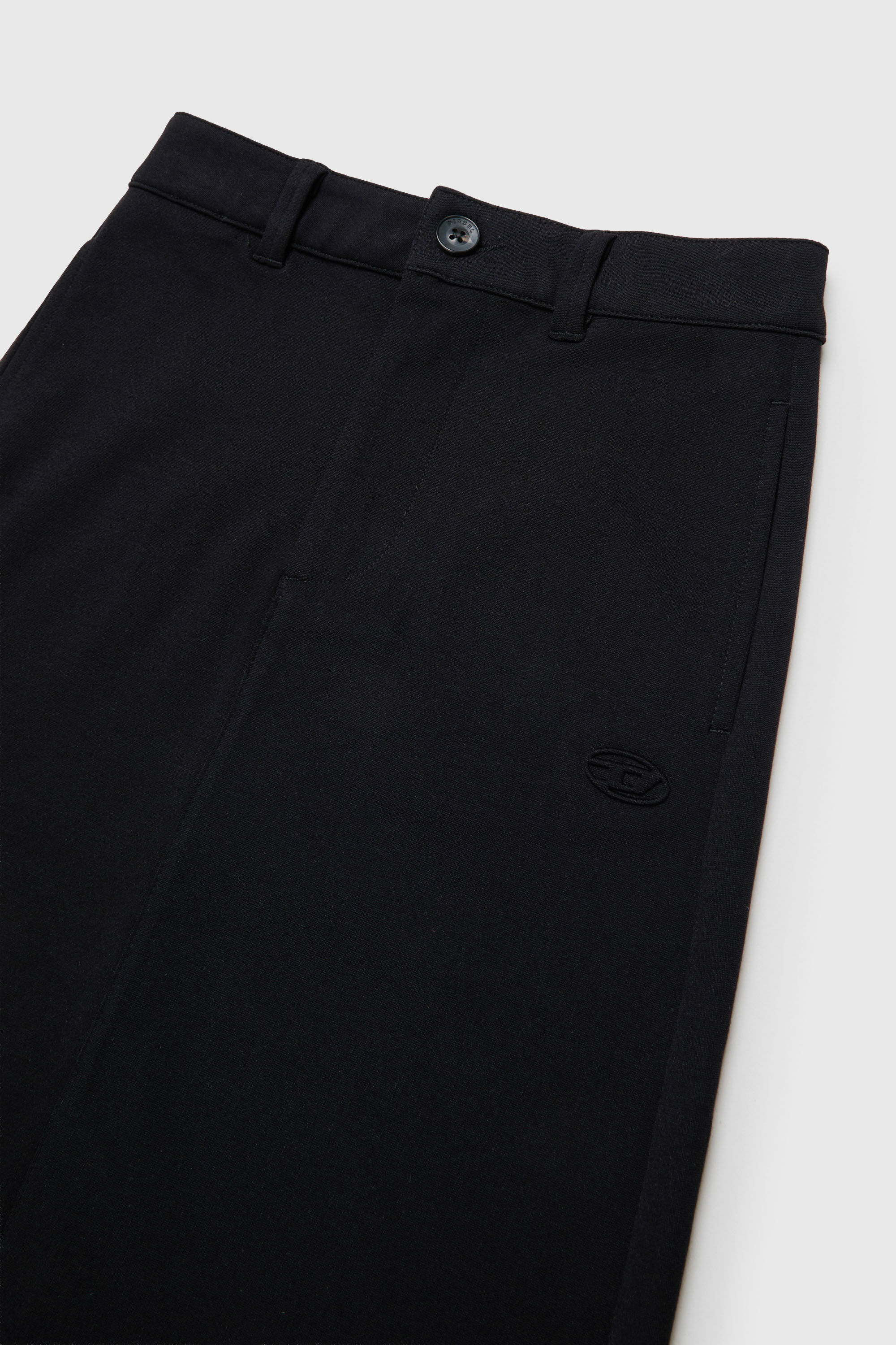Diesel - GMILX, Damen Rock aus Stretch-Viskose-Mix in Schwarz - 3
