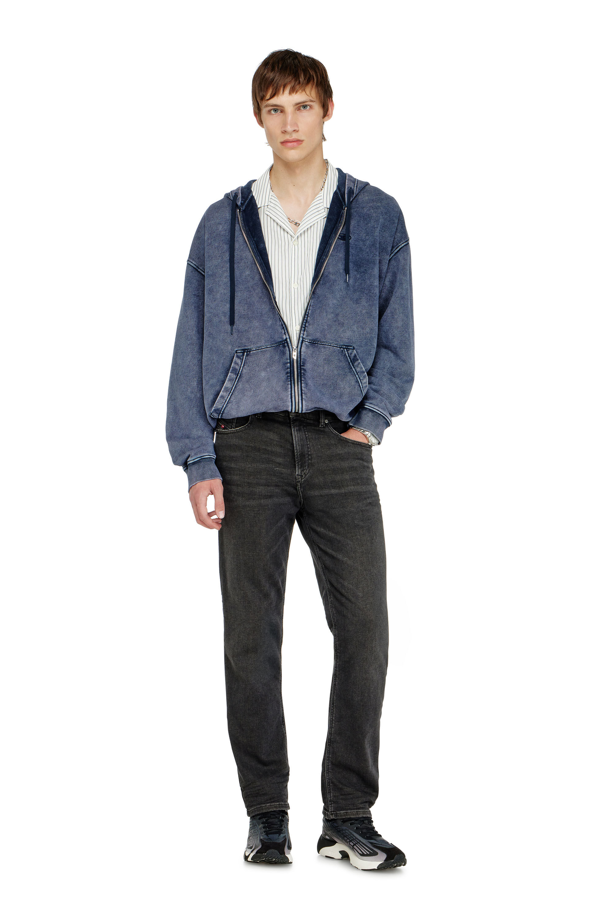 Diesel - Herren Regular 2090 D-Veekley Joggjeans&reg; 09P92, Schwarz/Dunkelgrau - 1