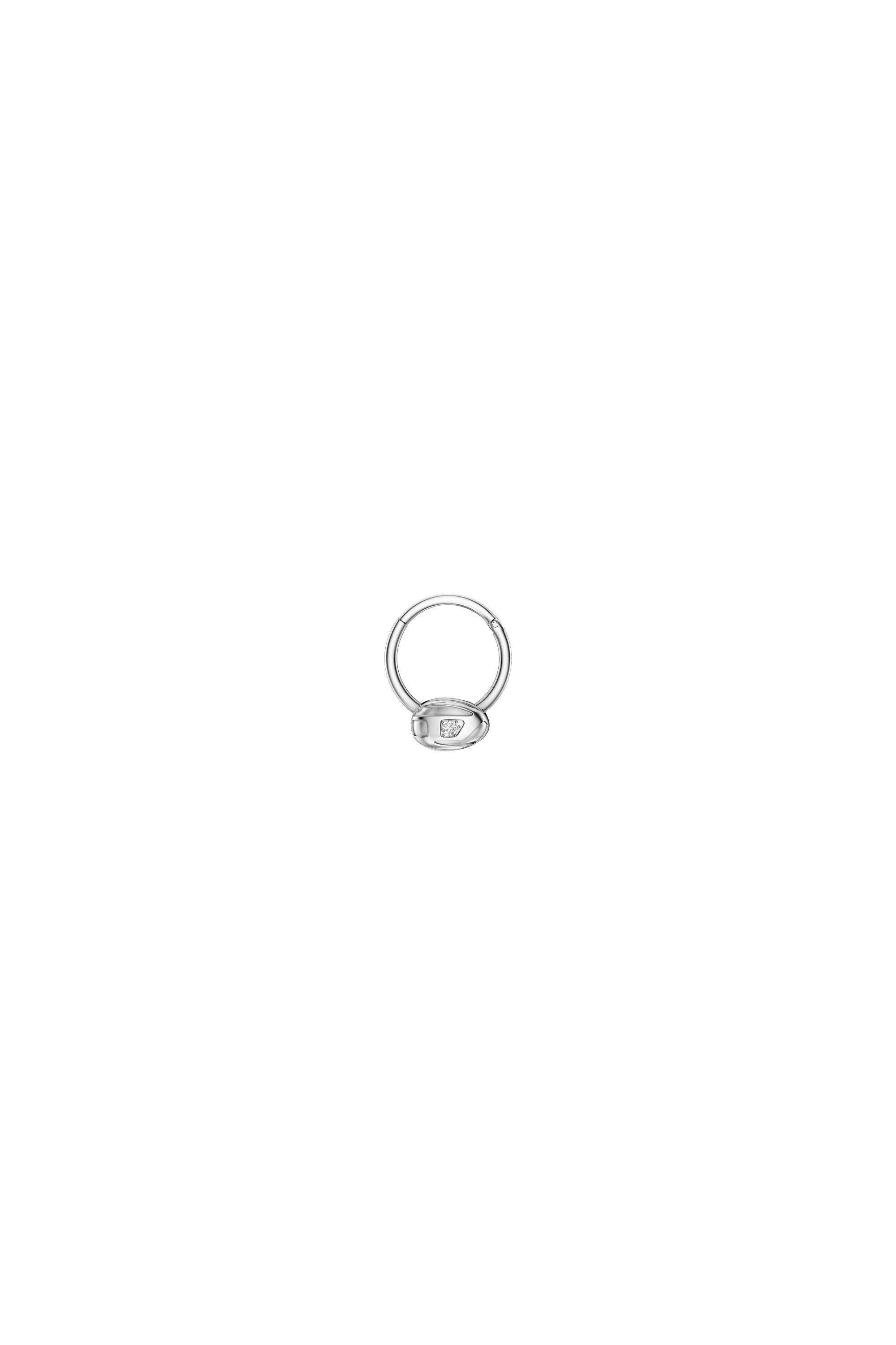 Diesel - DX1701040 JEWELLERY, Unisex Septum-Piercingschmuck aus Edelstahl in Silber - 3