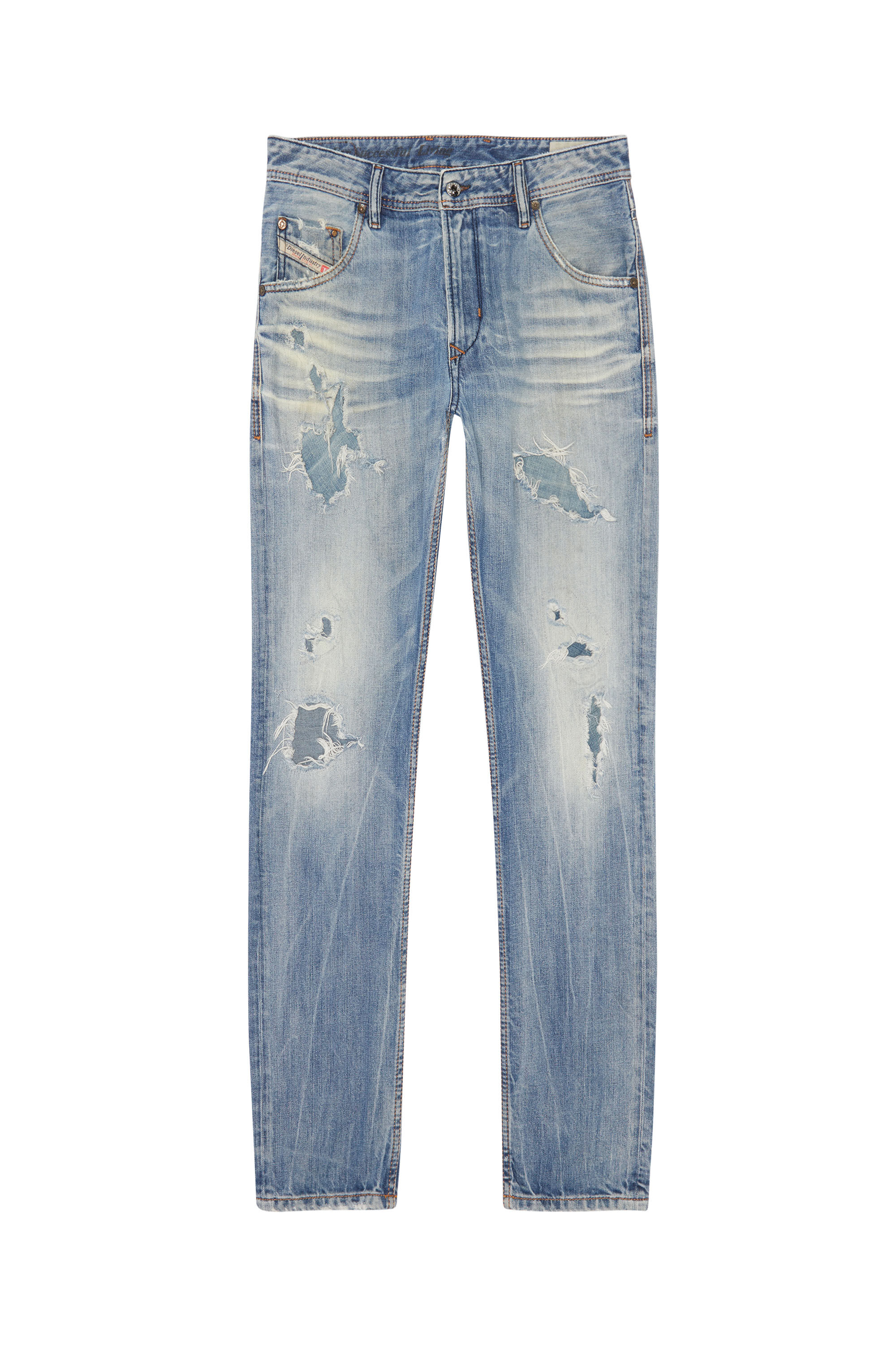 Diesel - KRAYVER, Herren Diesel Herren - Jeans Mittelblau in Mittelblau - 1