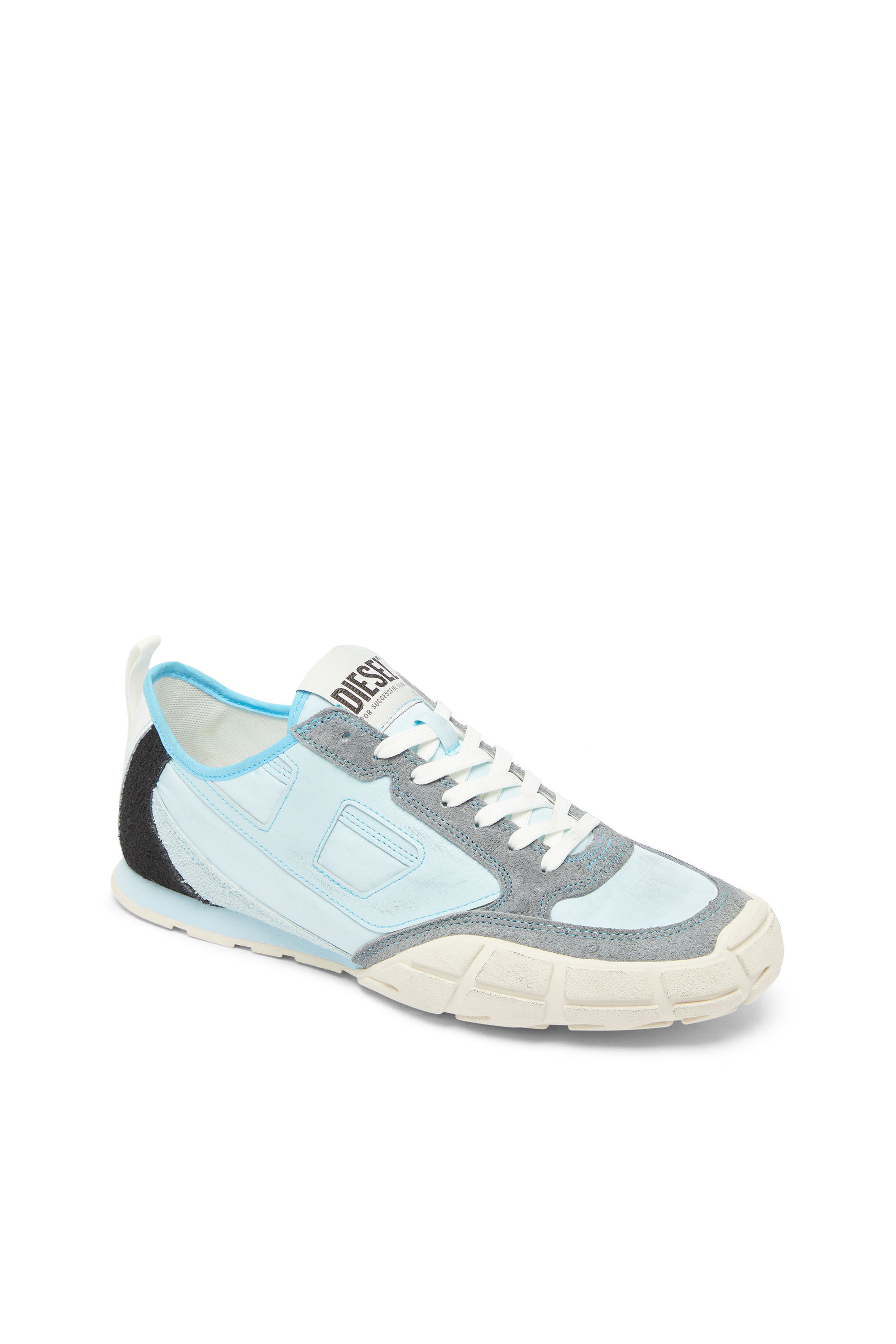 Diesel - S-PAGODHA LOW, Herren S-Pagodha &ndash; Sneakers aus Leder und Nylon in Hellblau - 6