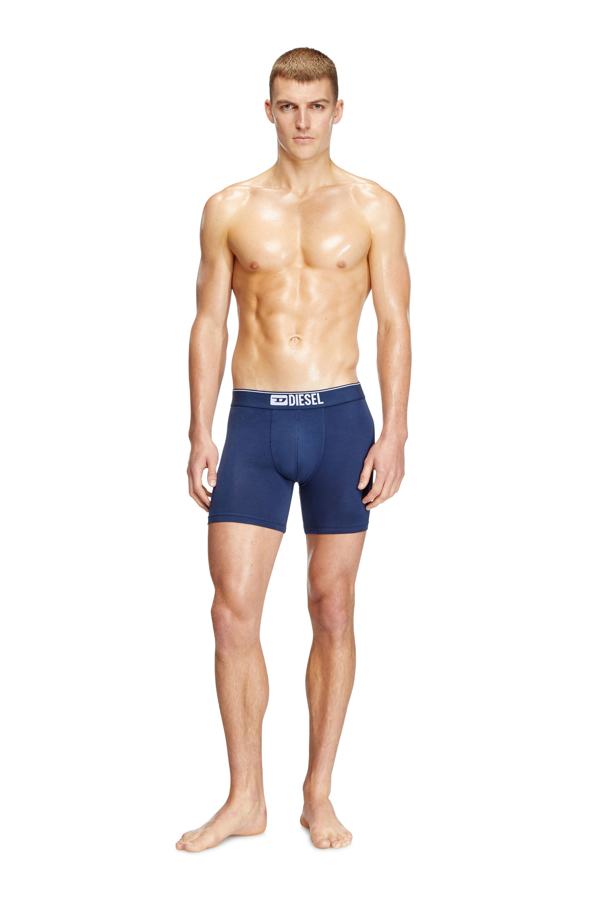 Diesel - MAX-3PACK, Herren Retropants im Dreierpack aus Baumwollstretch in Blau/Schwarz - 1