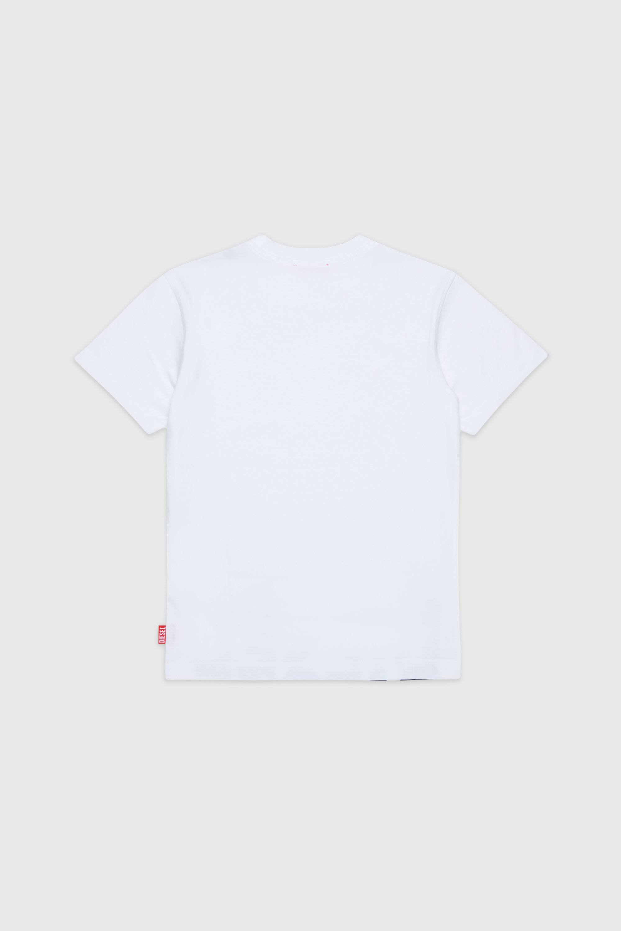 Diesel - TPRES, Herren T-Shirt mit abgeschnittenem Logo in Wei&szlig; - 2