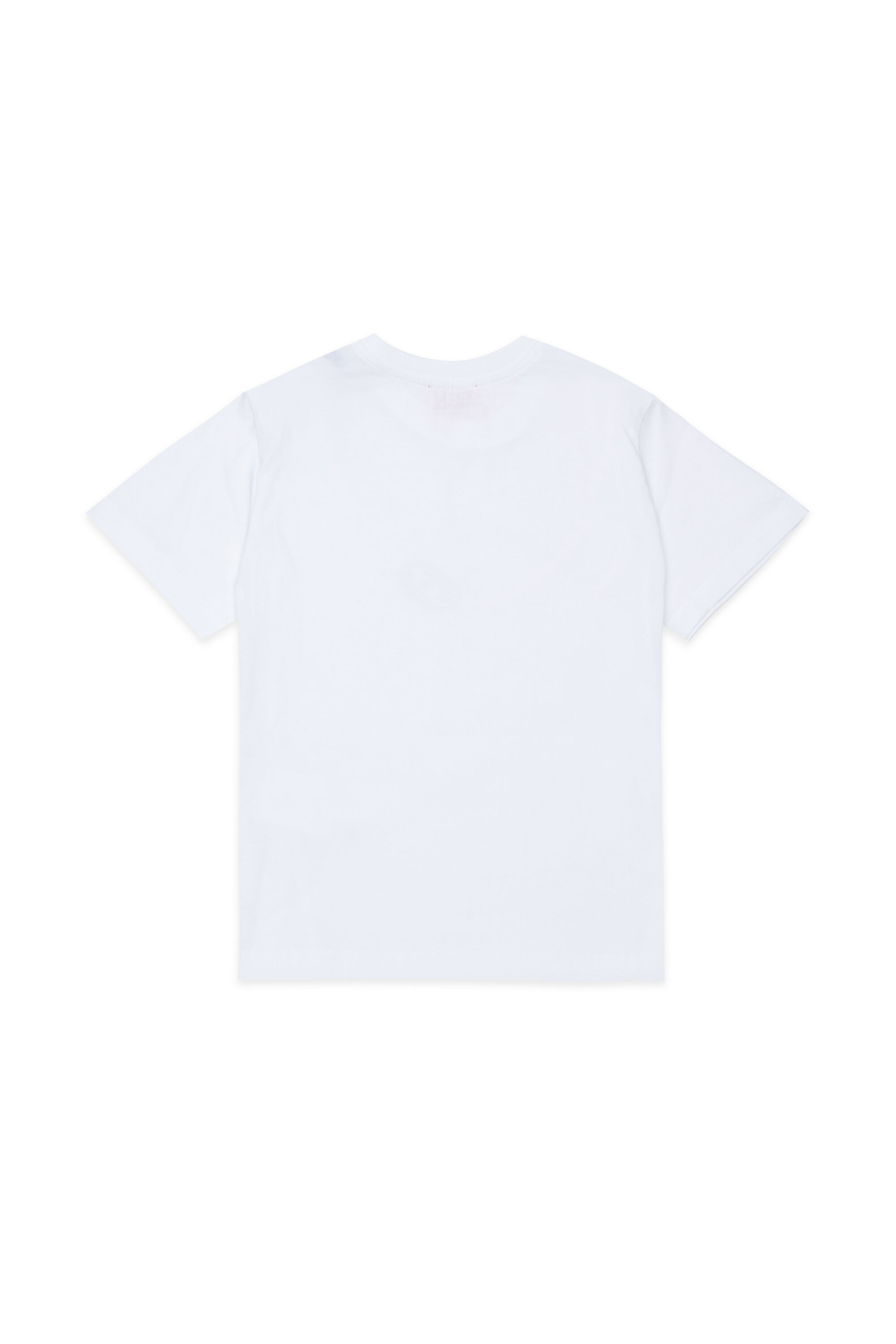 Diesel - TICLA, Damen Baumwoll-T-Shirt mit Ketten-Print in Wei&szlig; - 2