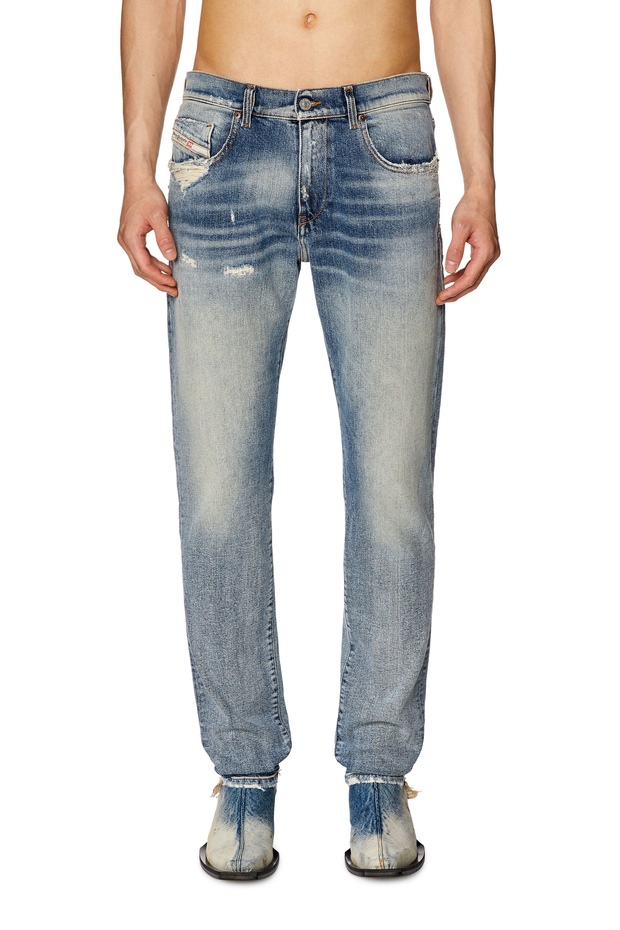 Diesel - Slim Jeans 2019 D-Strukt 007Q3, Hellblau - Image 3