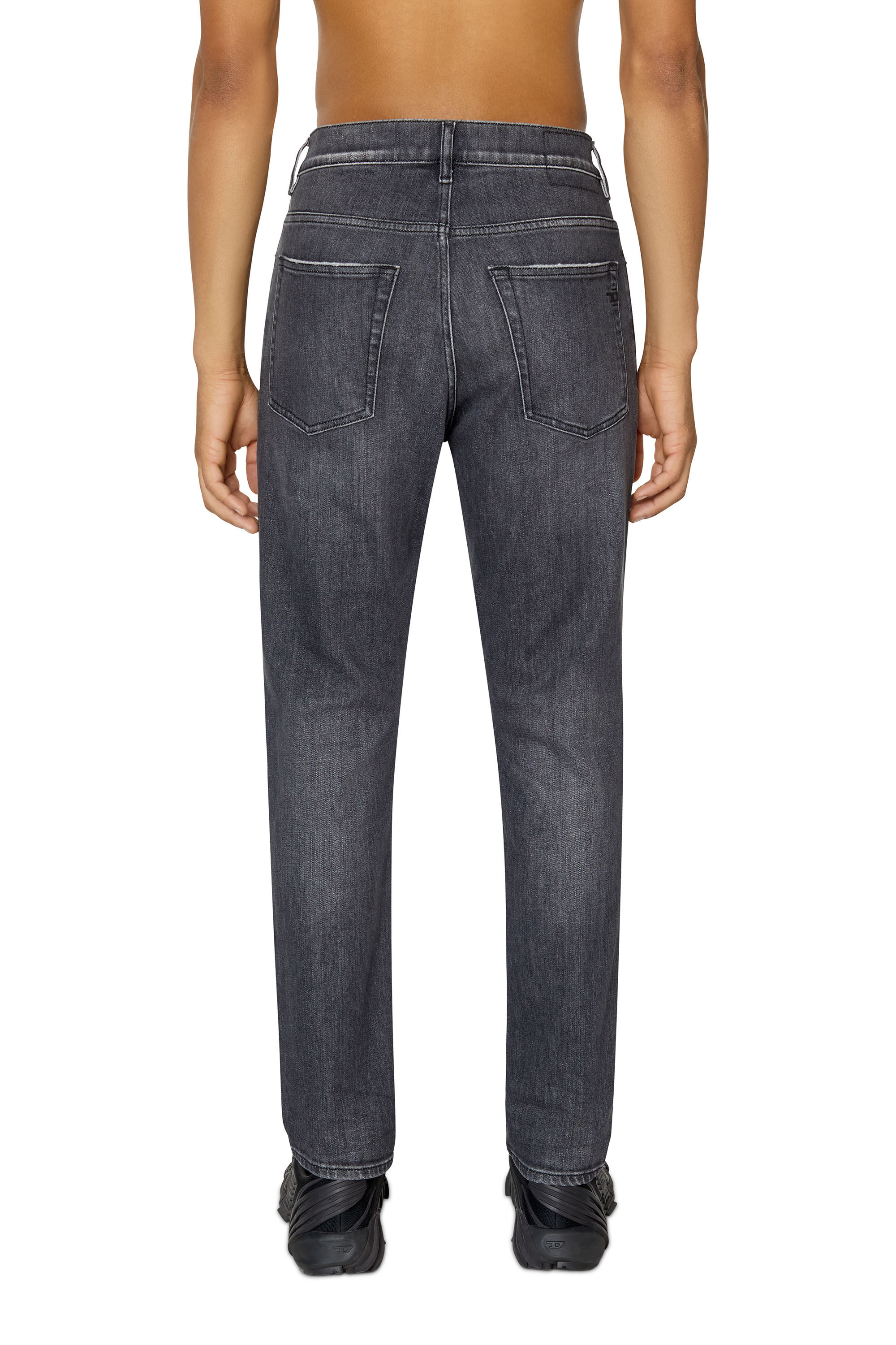 Diesel - 2005 D-Fining 09E46 Tapered Jeans, Schwarz/Dunkelgrau - Image 4