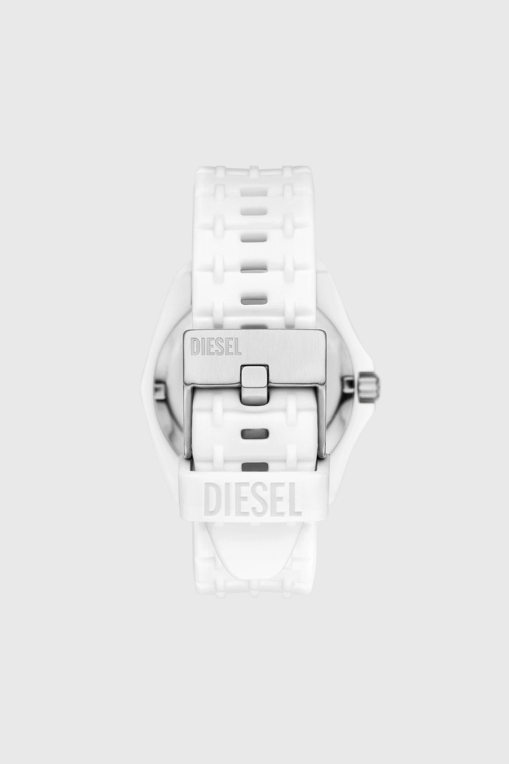 Diesel - DZ2244 WATCH, Herren Stinger Uhr aus wei&szlig;em Silikon in Wei&szlig; - 2