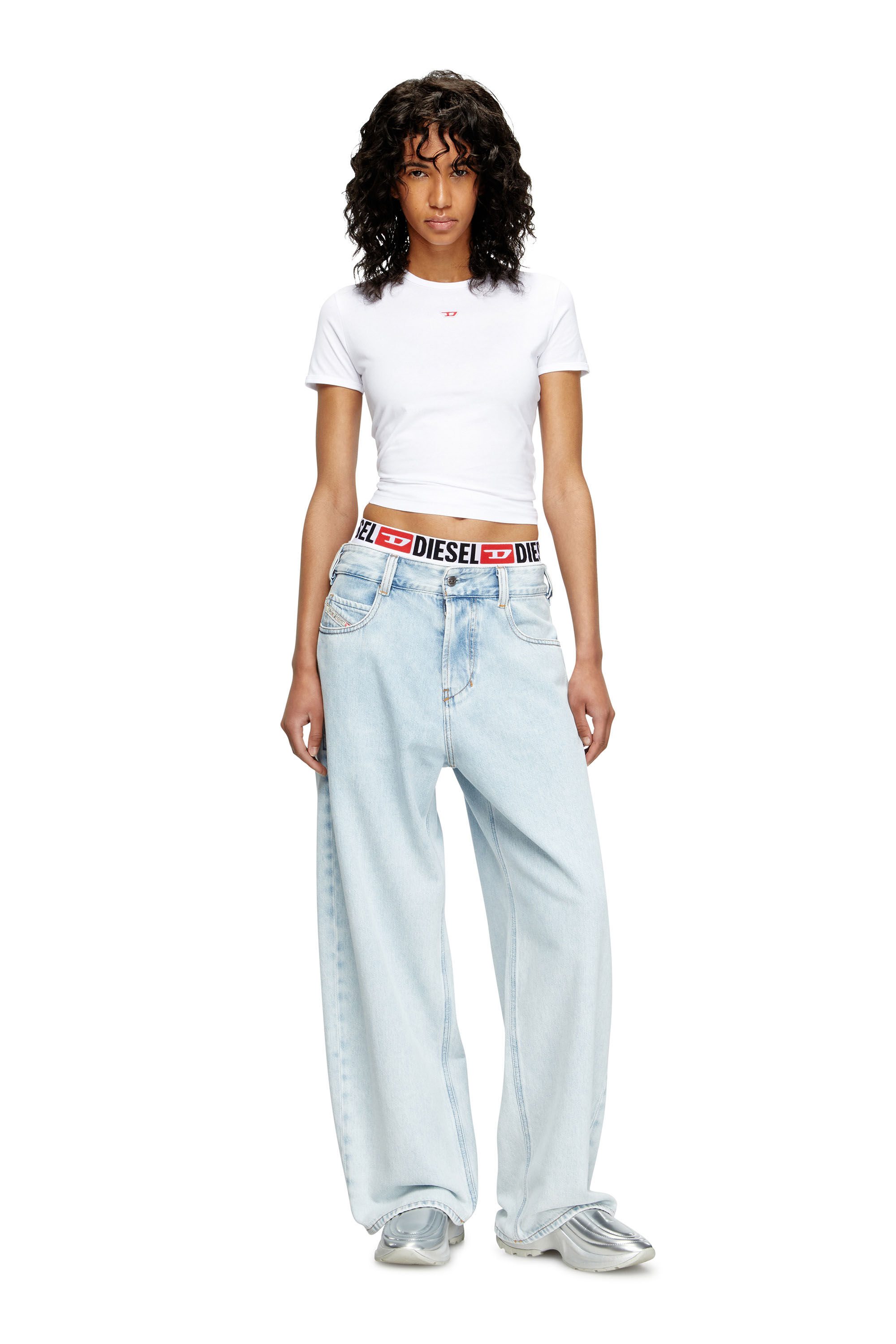 Diesel - Unisex Relaxed Jeans 1997 D-Enim-M 09M74, Hellblau - 6