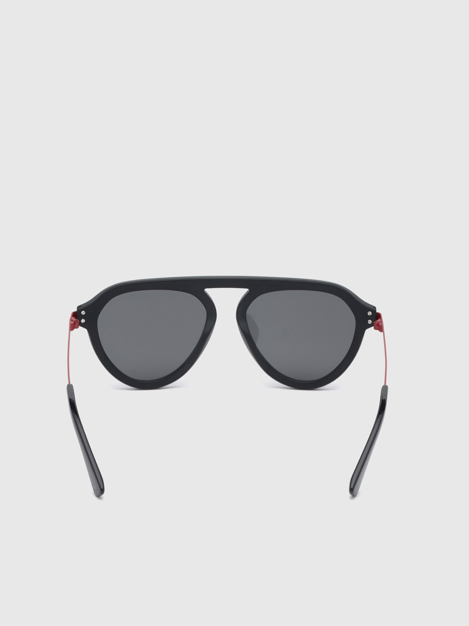 Diesel - DL0277, Herren Pilotensonnenbrille aus acetat in Schwarz/ Rot - 5
