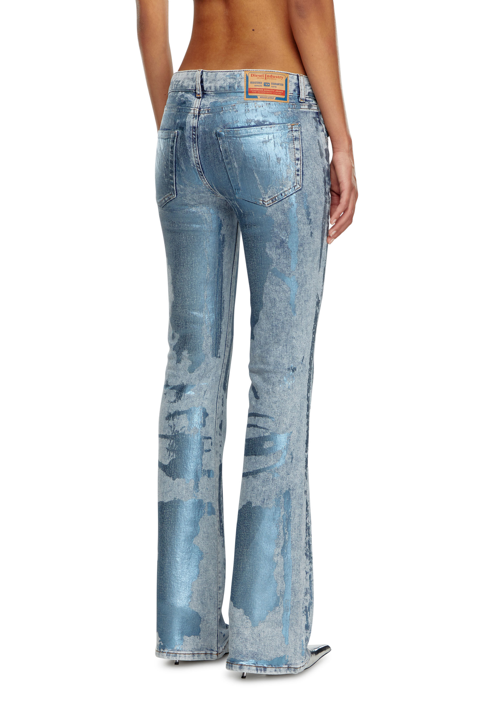 Diesel - Damen Bootcut and Flare Jeans 1969 D-Ebbey 0AJEU, Hellblau - Image 4