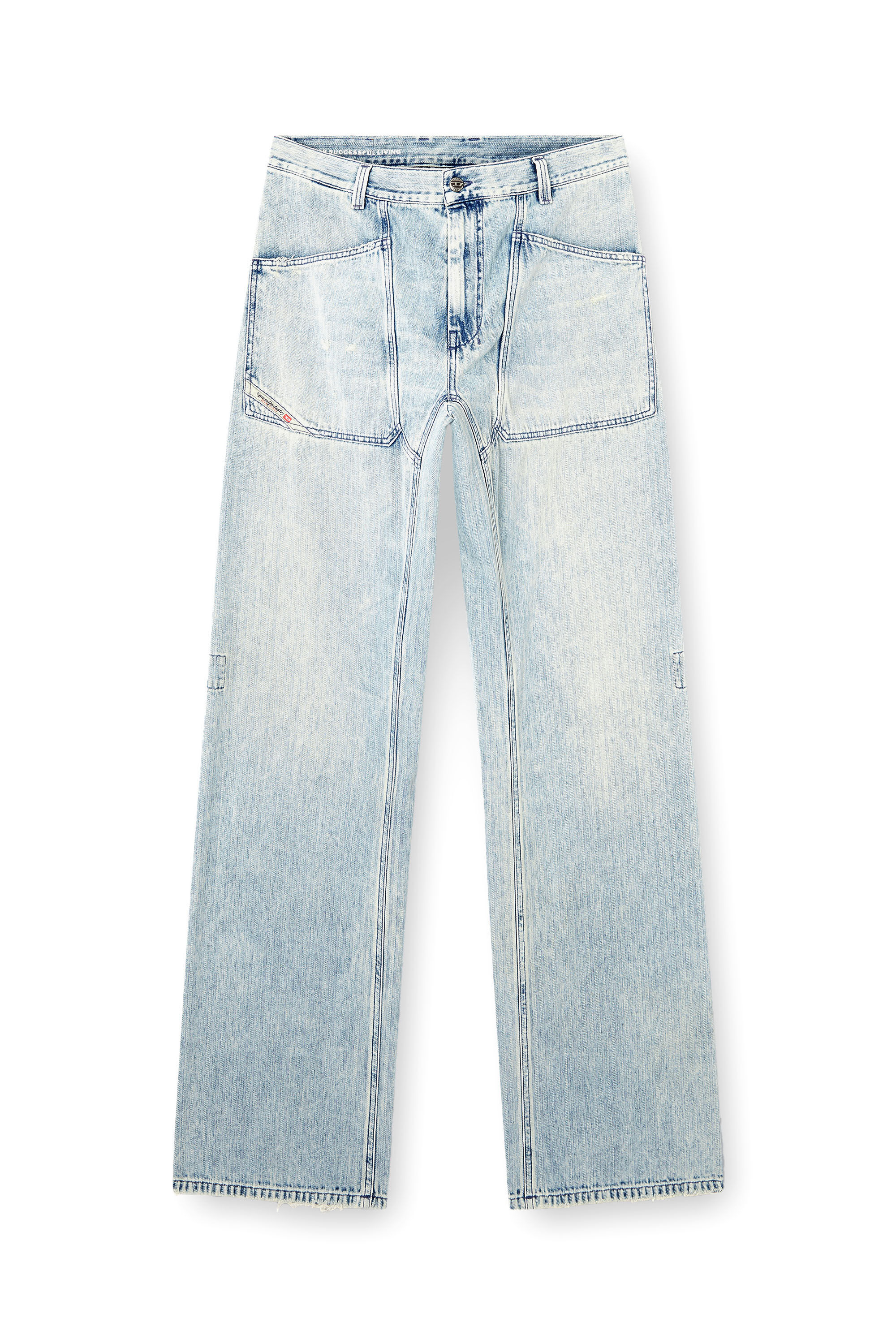 Diesel - Herren Relaxed Jeans D-Zeta 09L60, Hellblau - 2