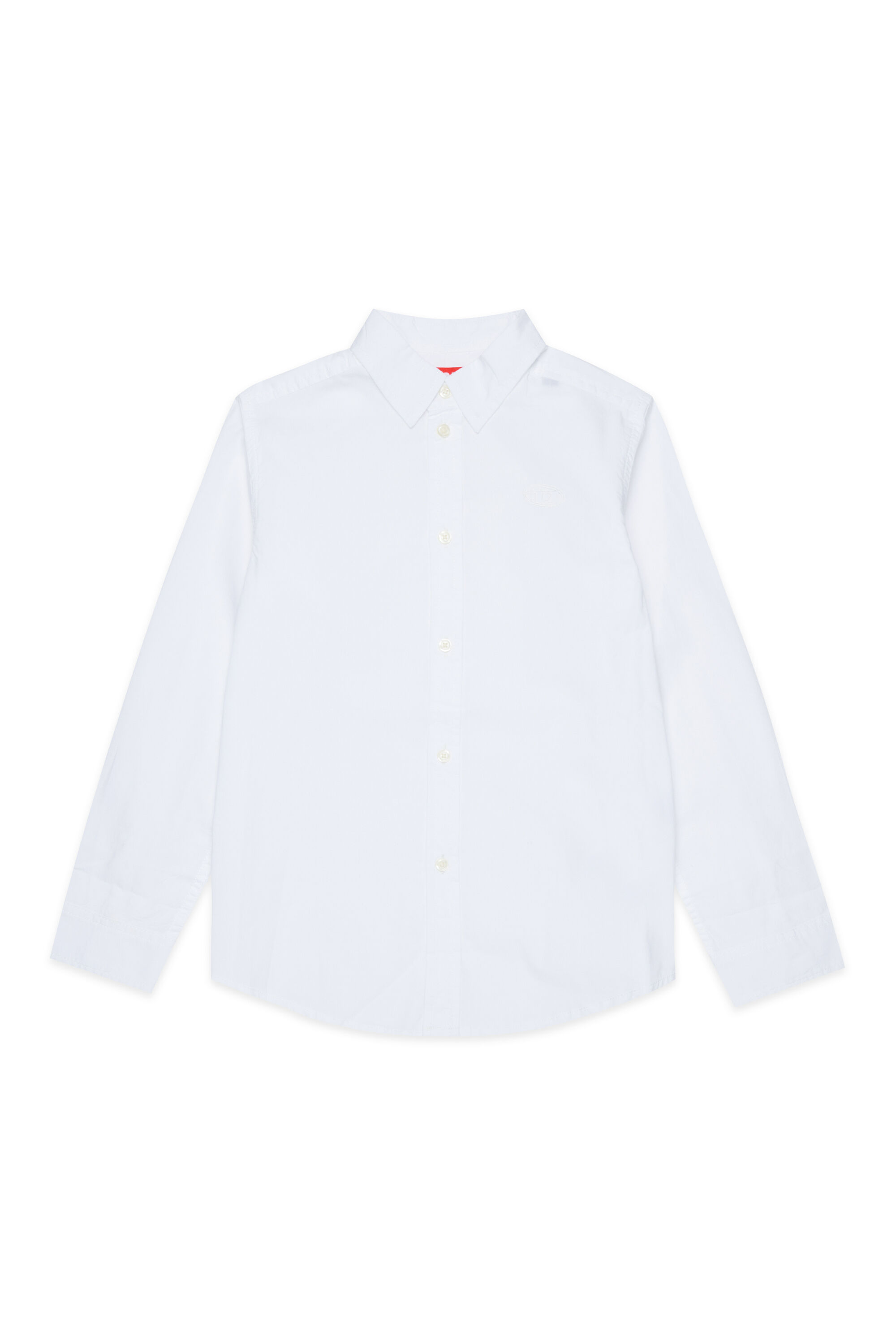 Diesel - CSTAN, Man's Cotton shirt in White - 1
