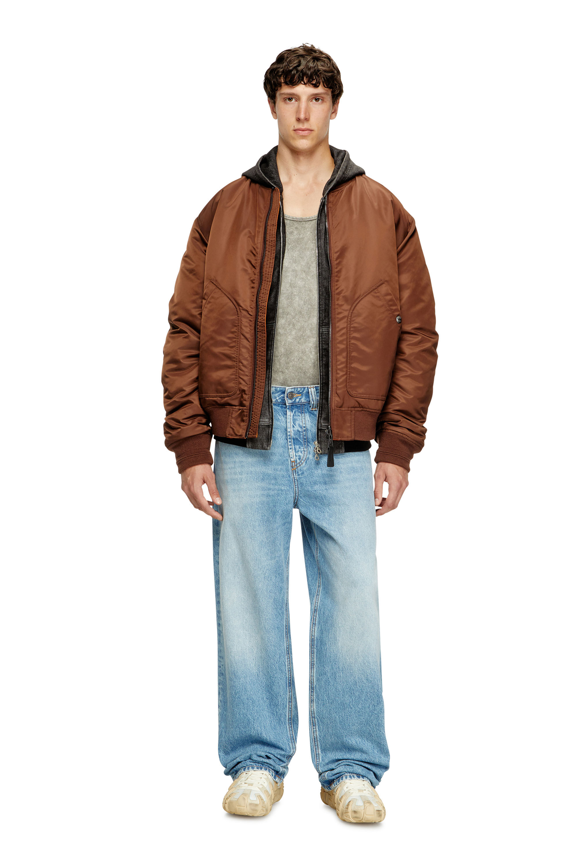 Diesel - Herren Relaxed Jeans 2001 D-Macro 09I29, Hellblau - 1