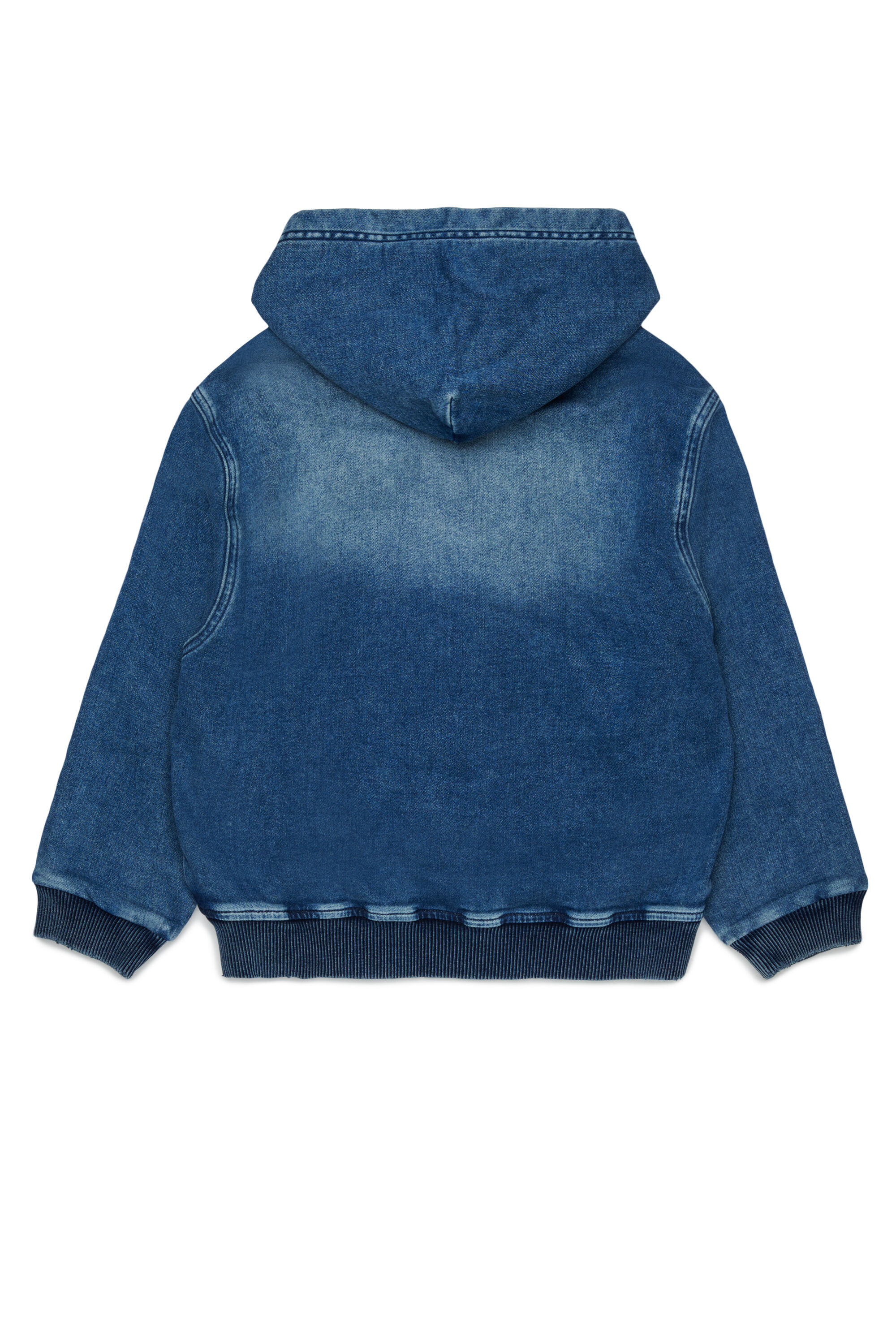 Diesel - STIMM-OVER JJJ, Herren Zip-up-Hoodie aus JoggJeans&reg; in Dunkelblau - 2